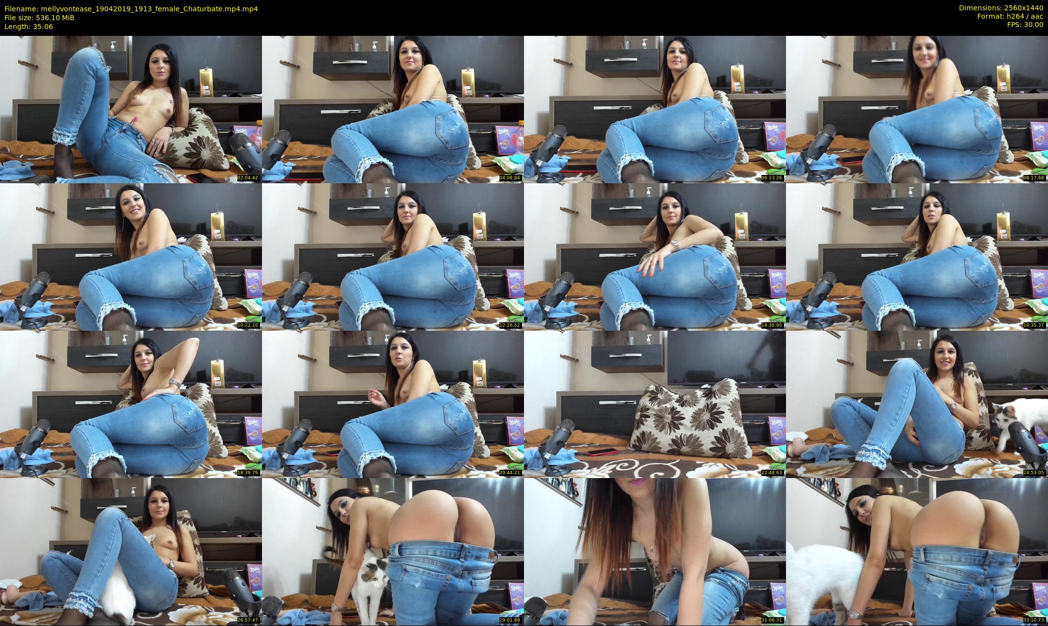 mellyvontease — 36 minute Chaturbate female cam show recording, 1080p, Apr 19, 2019