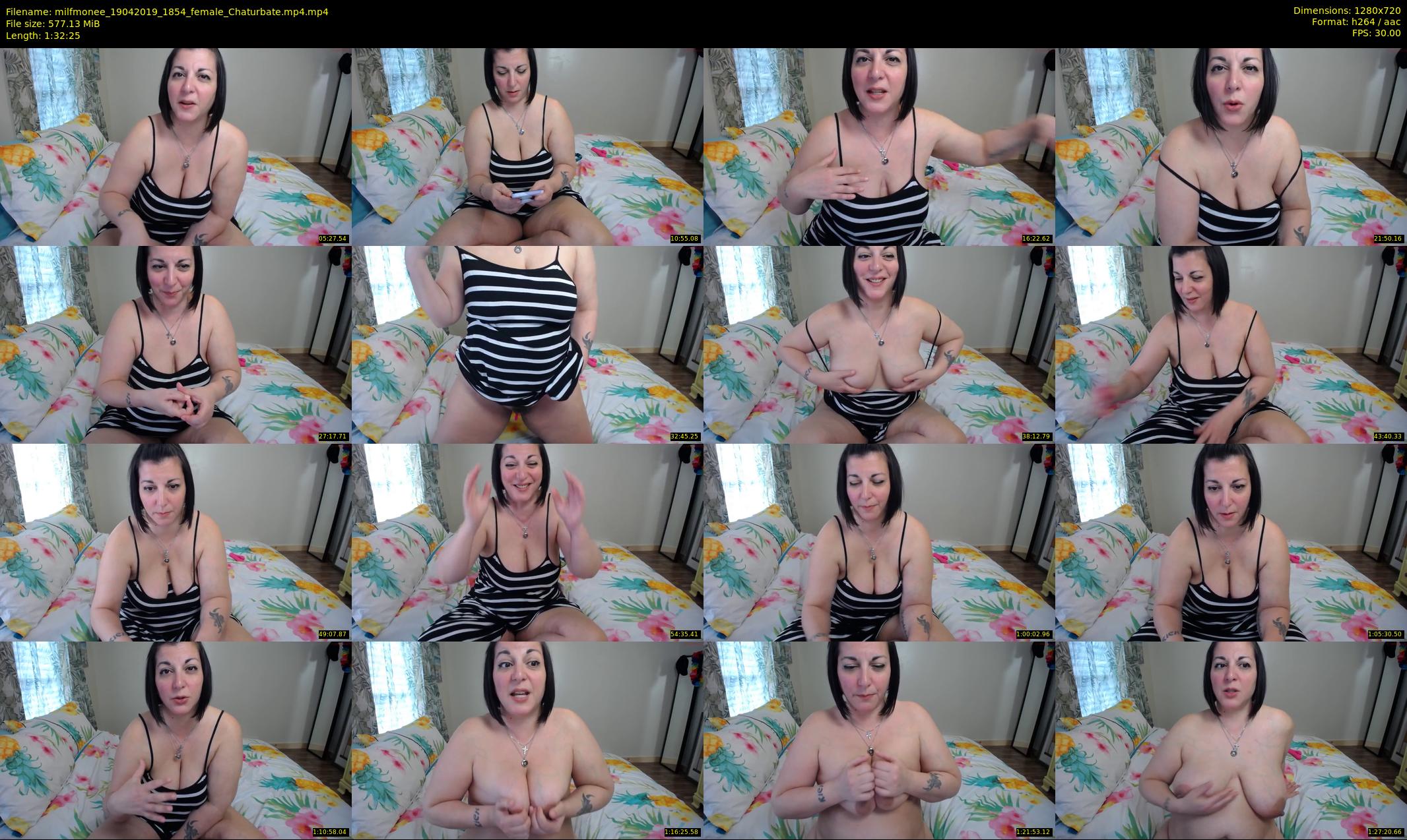 milfmonee — 93 minute Chaturbate female cam show recording, 720p, Apr 19, 2019