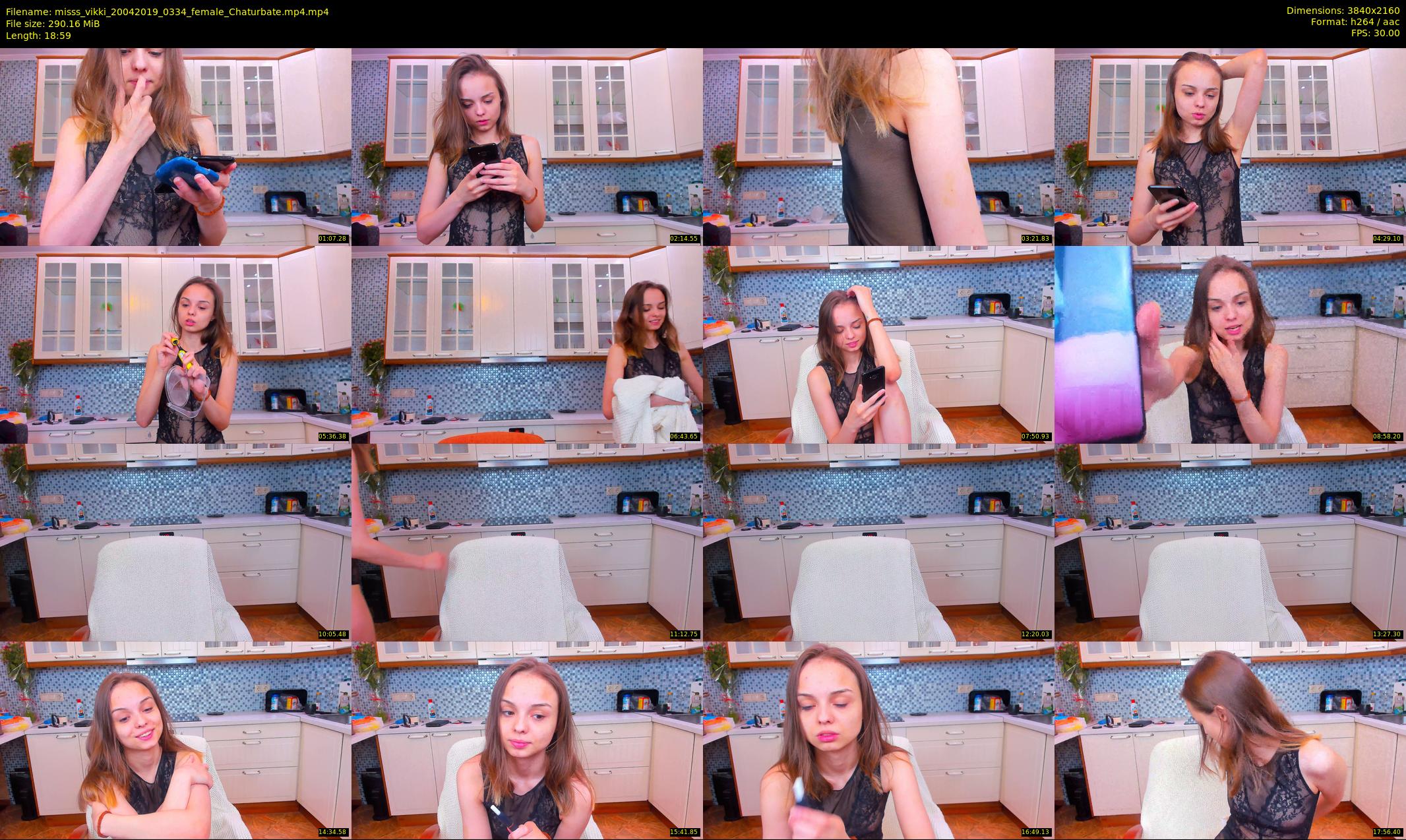 misss_vikki — 19 minute Chaturbate female cam show recording, 4K, Apr 20, 2019