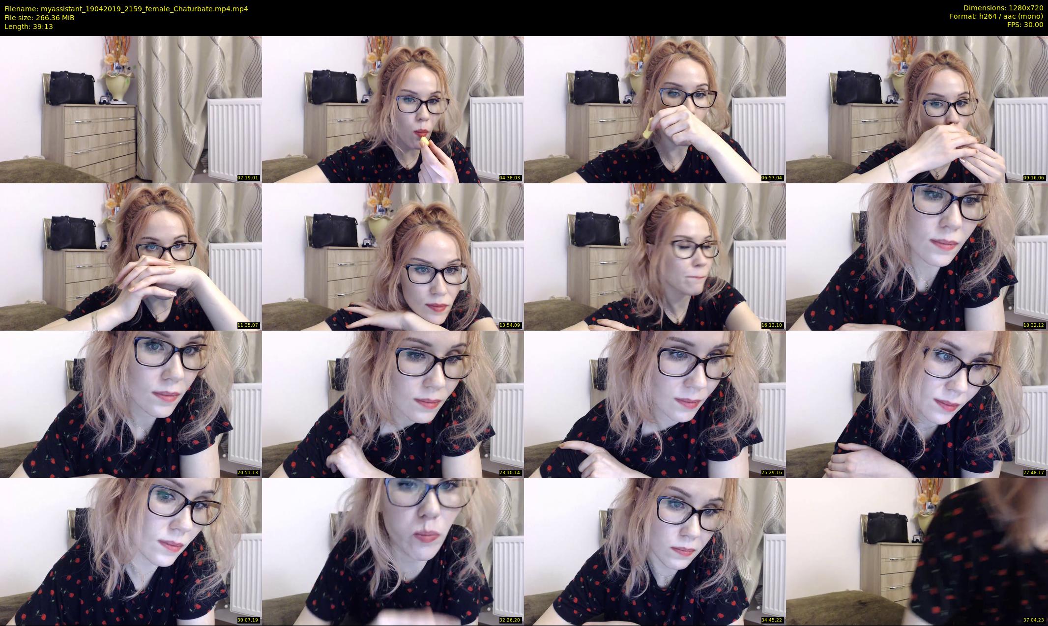 myassistant — 40 minute Chaturbate female cam show recording, 720p, Apr 19, 2019