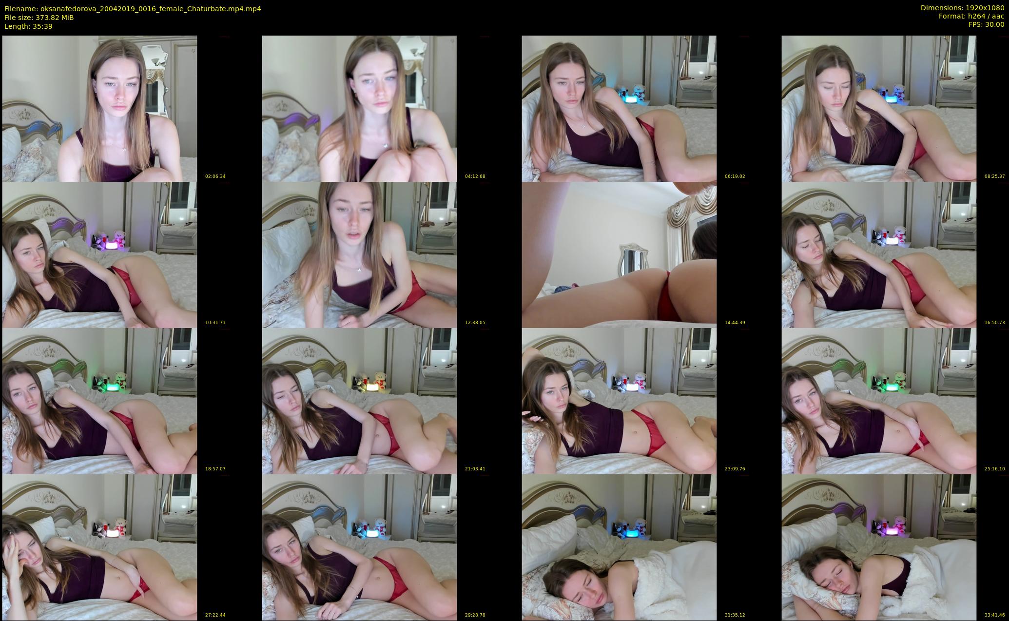oksanafedorova — 36 minute Chaturbate female cam show recording, 1080p, Apr 20, 2019
