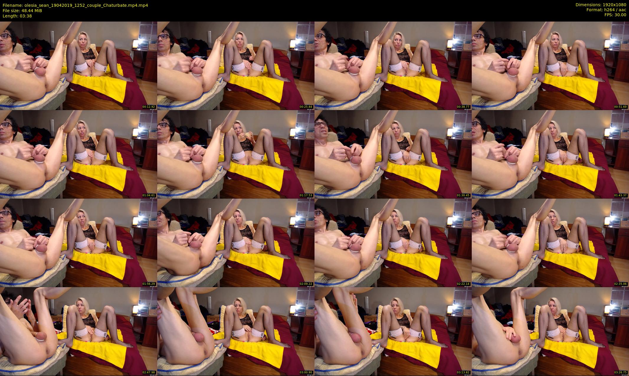 olesia_sean — 4 minute Chaturbate couple cam show recording, 1080p, Apr 19, 2019