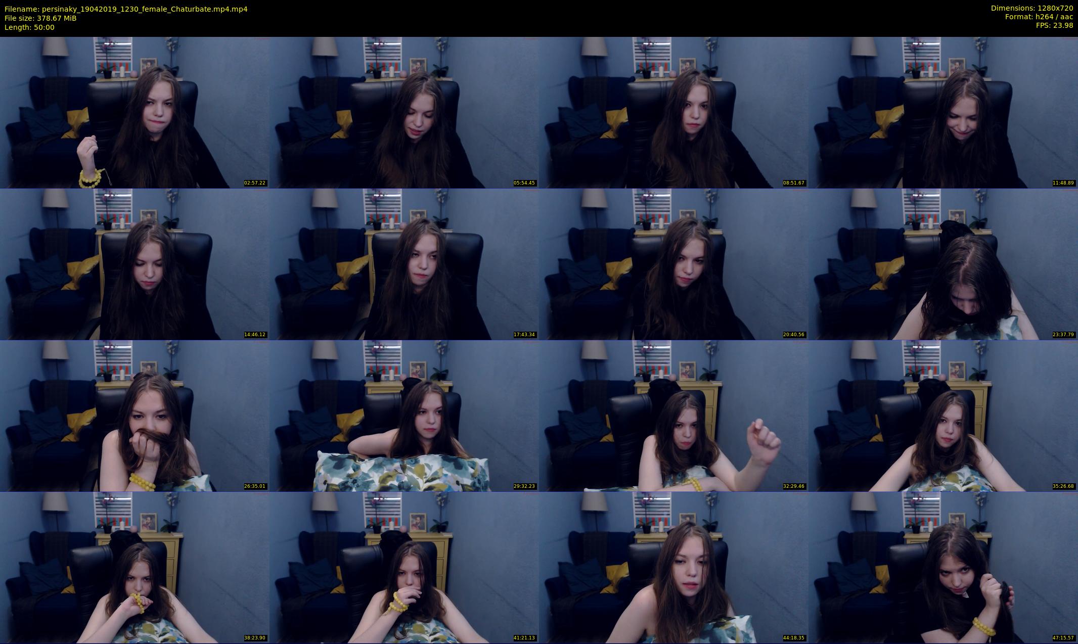 persinaky — 50 minute Chaturbate female cam show recording, 720p, Apr 19, 2019