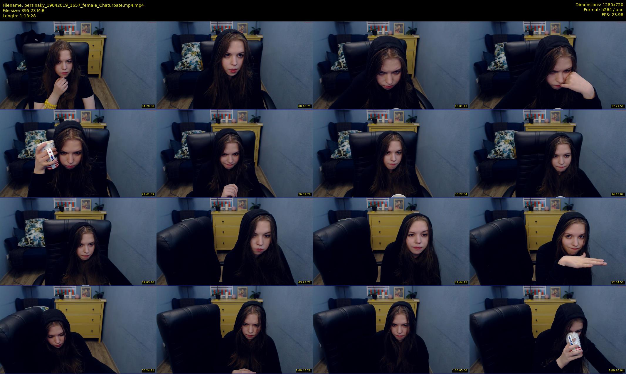 persinaky — 74 minute Chaturbate female cam show recording, 720p, Apr 19, 2019