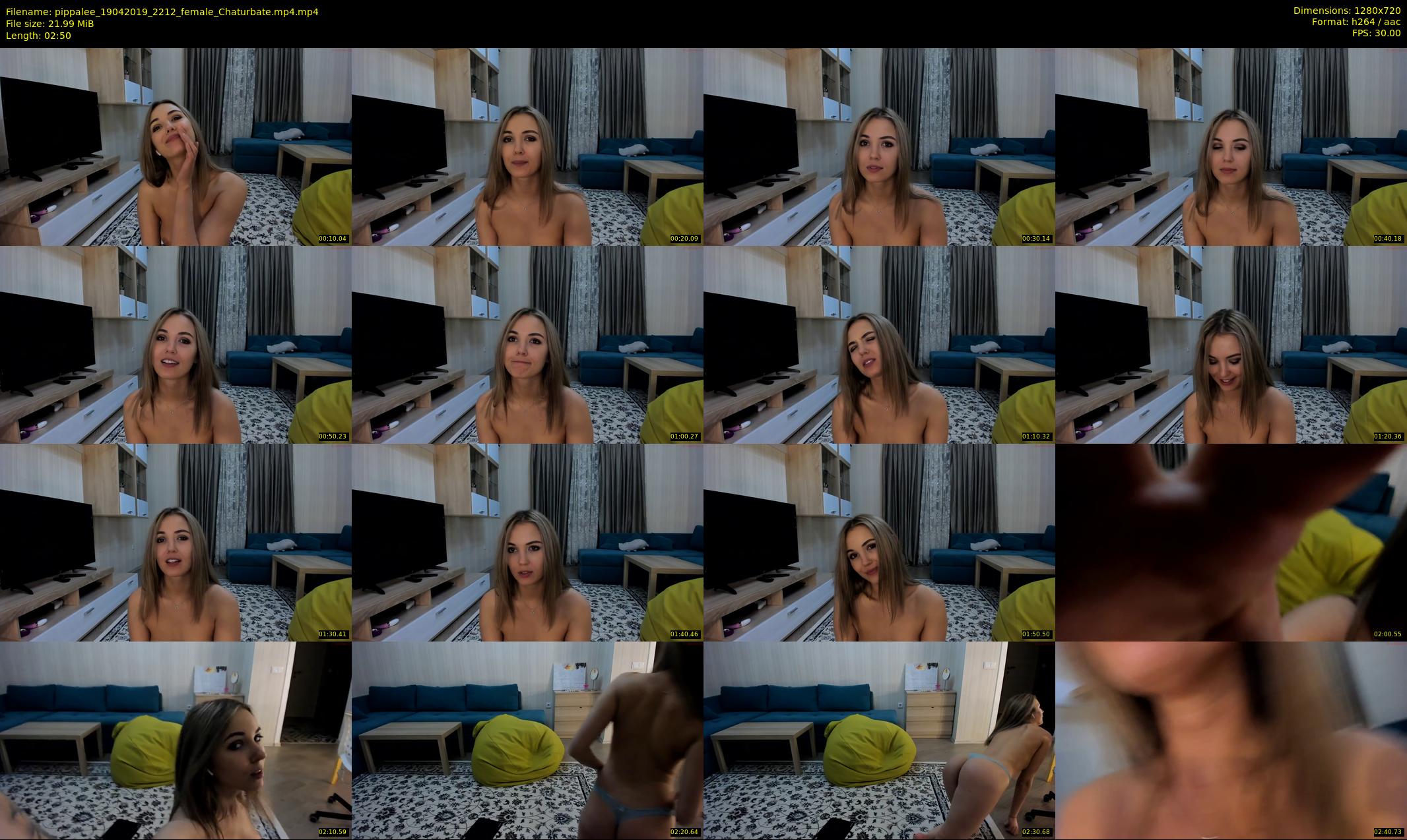 pippalee — 3 minute Chaturbate female cam show recording, 720p, Apr 19, 2019