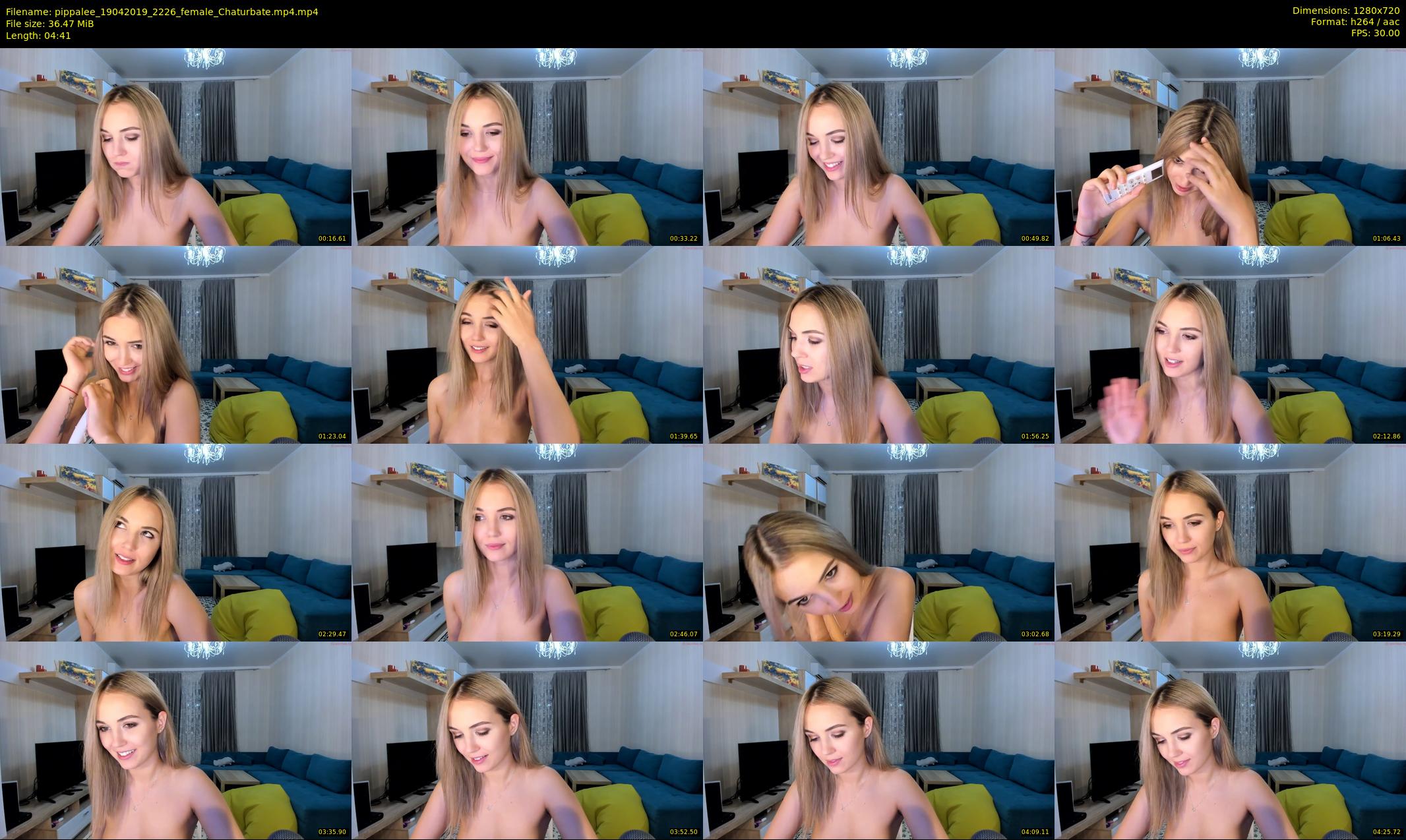 pippalee — 5 minute Chaturbate female cam show recording, 720p, Apr 19, 2019