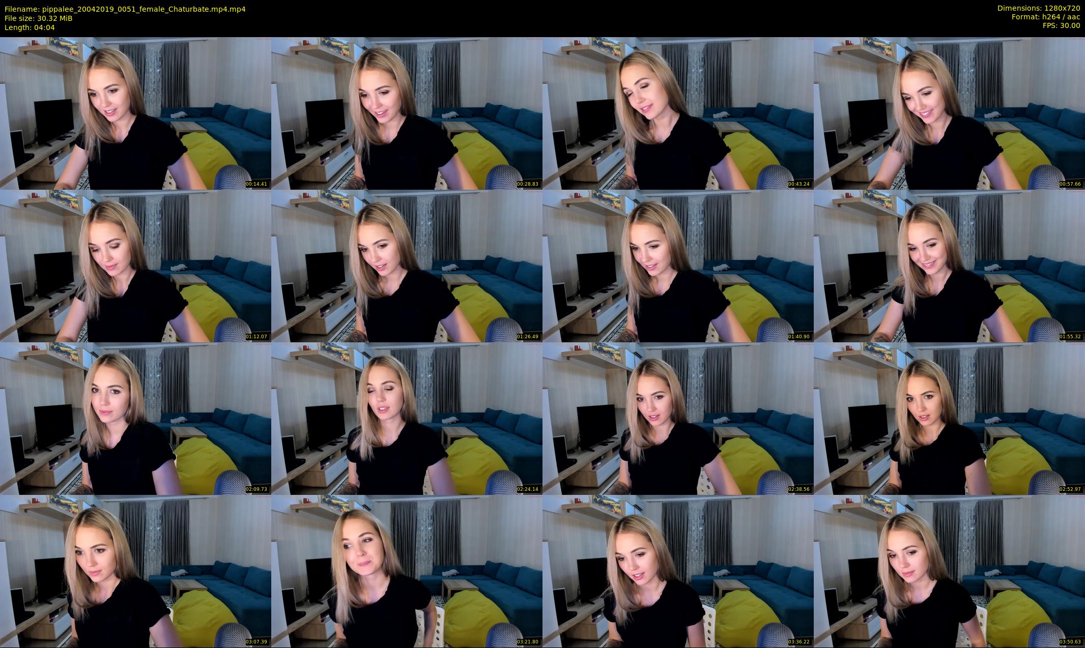 pippalee — 5 minute Chaturbate female cam show recording, 720p, Apr 20, 2019