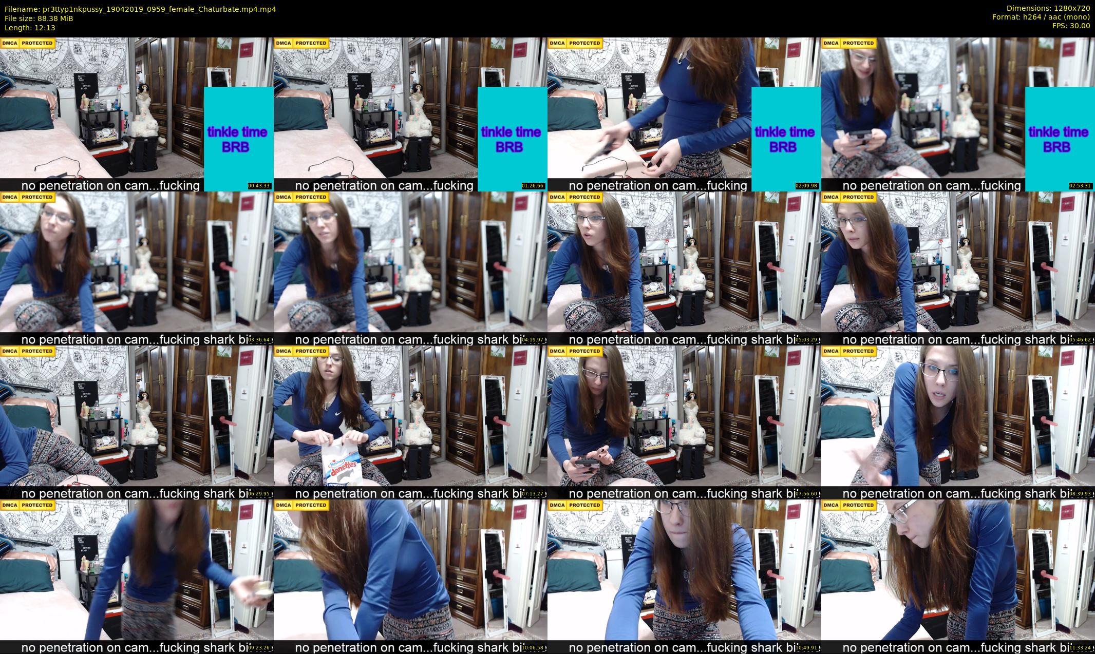 pr3ttyp1nkpussy — 13 minute Chaturbate couple cam show recording, 720p, Apr 19, 2019