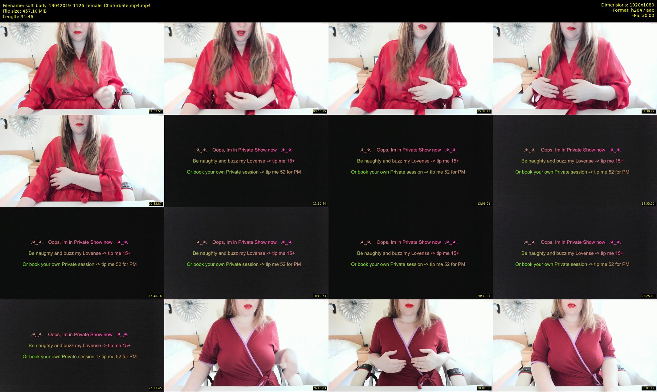 soft_body — 32 minute Chaturbate female cam show recording, 1080p, Apr 19, 2019