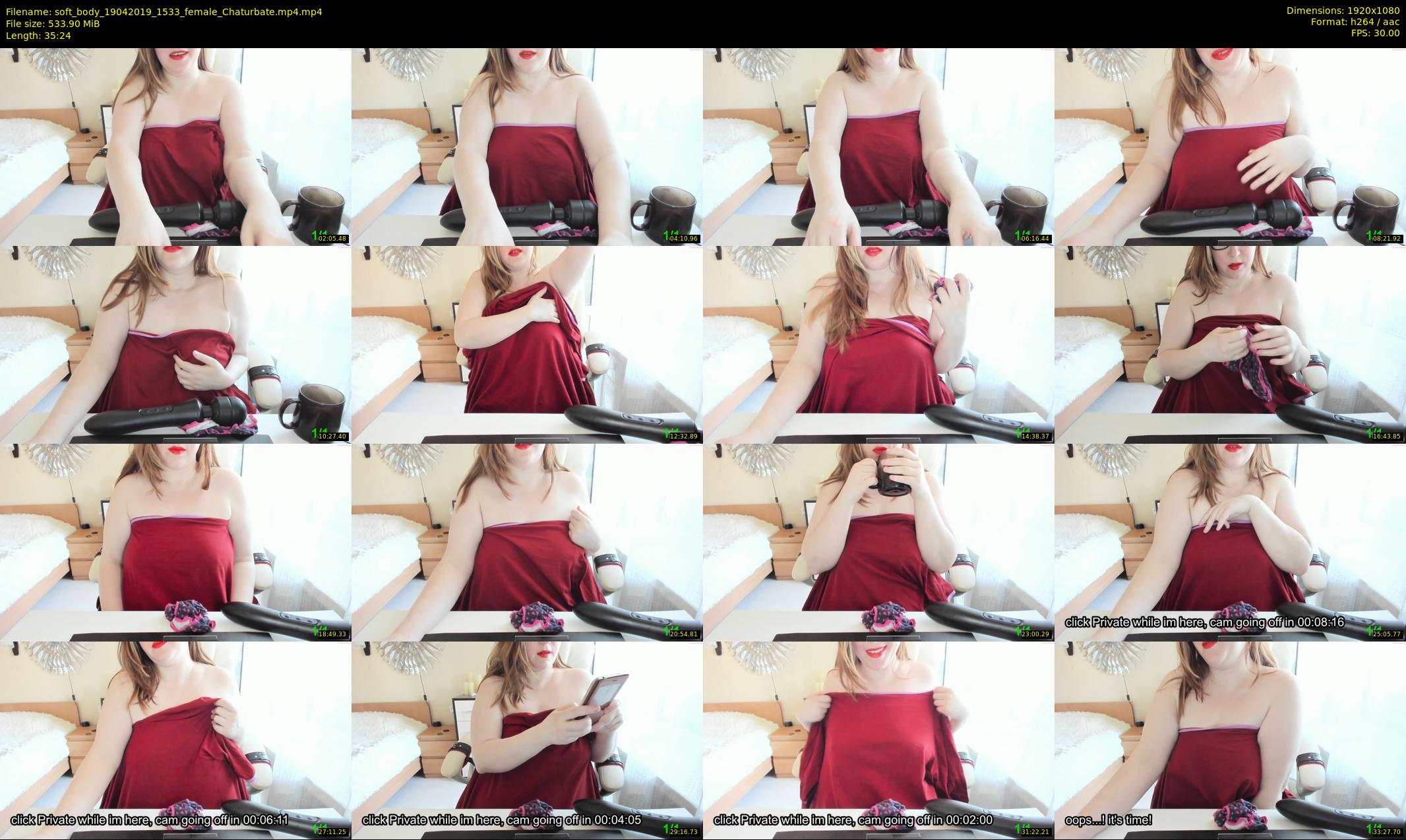 soft_body — 36 minute Chaturbate female cam show recording, 1080p, Apr 19, 2019