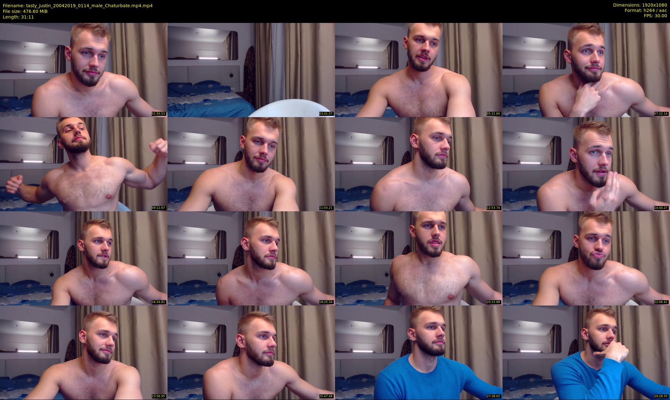 tasty_justin — 32 minute Chaturbate male cam show recording, 1080p, Apr 20, 2019