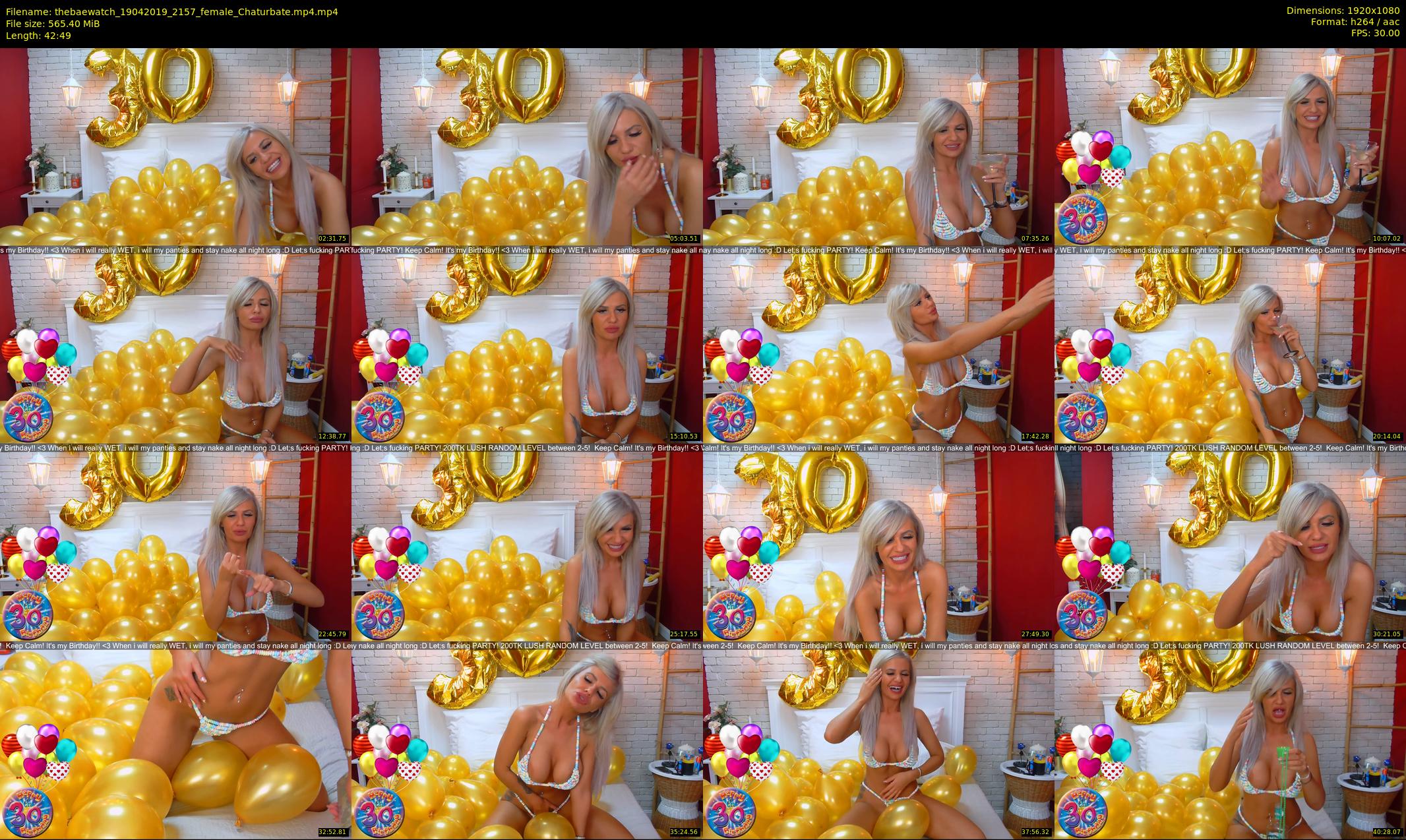 thebaewatch — 43 minute Chaturbate female cam show recording, 1080p, Apr 19, 2019
