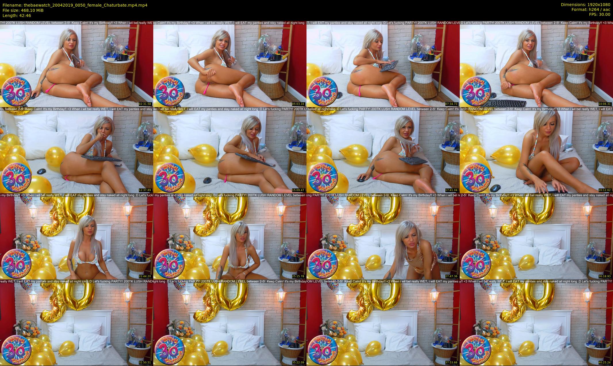 thebaewatch — 43 minute Chaturbate female cam show recording, 1080p, Apr 20, 2019