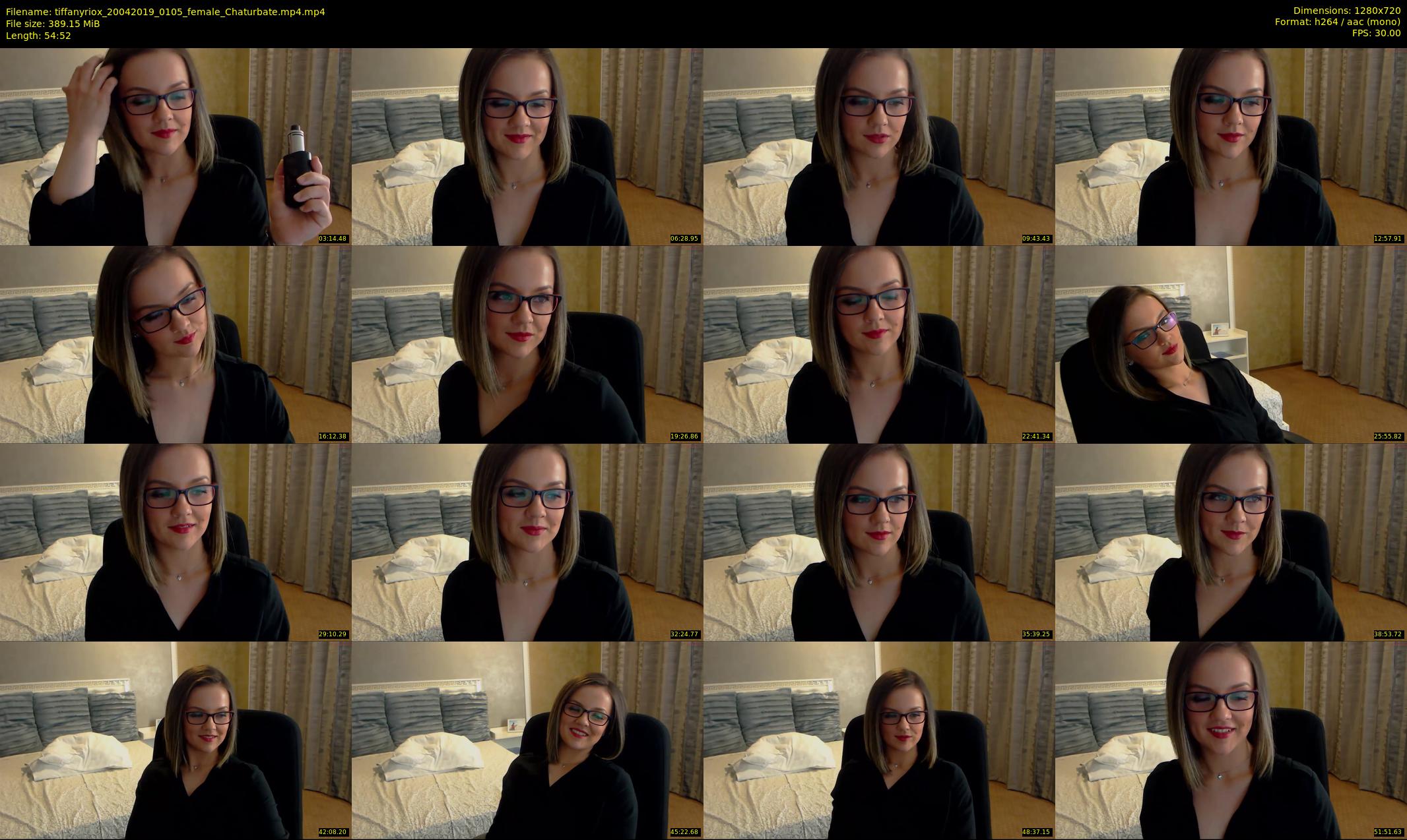 tiffanyriox — 55 minute Chaturbate female cam show recording, 720p, Apr 20, 2019