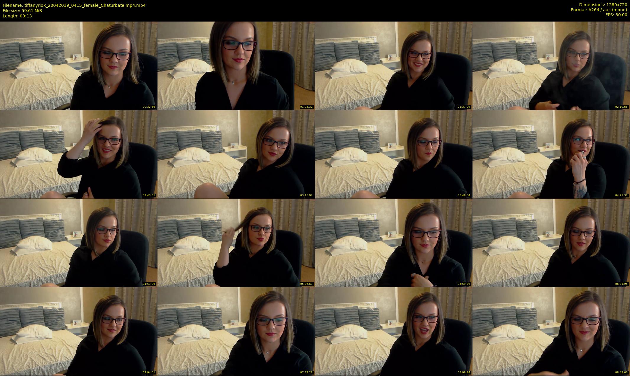tiffanyriox — 10 minute Chaturbate female cam show recording, 720p, Apr 20, 2019