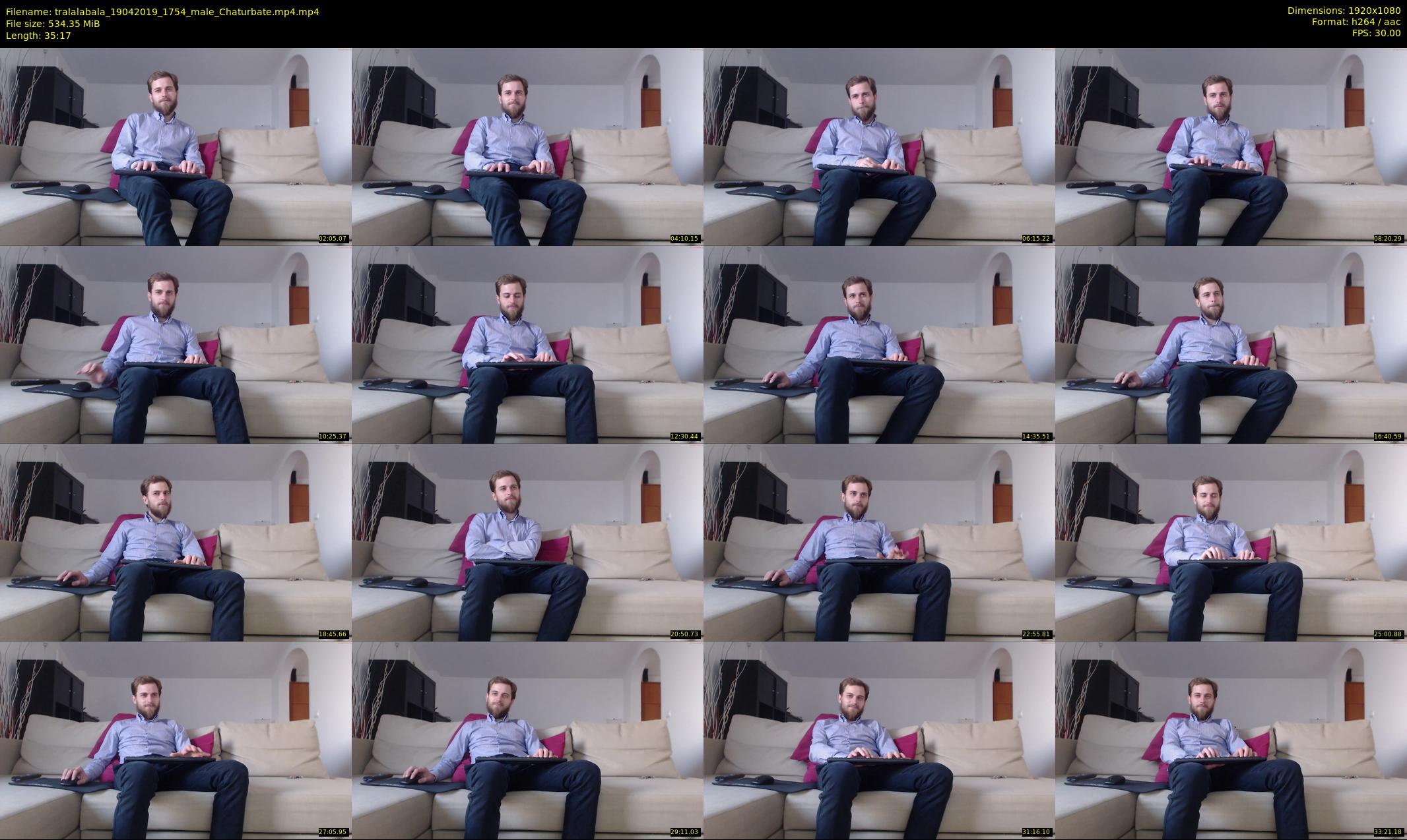 tralalabala — 36 minute Chaturbate male cam show recording, 1080p, Apr 19, 2019