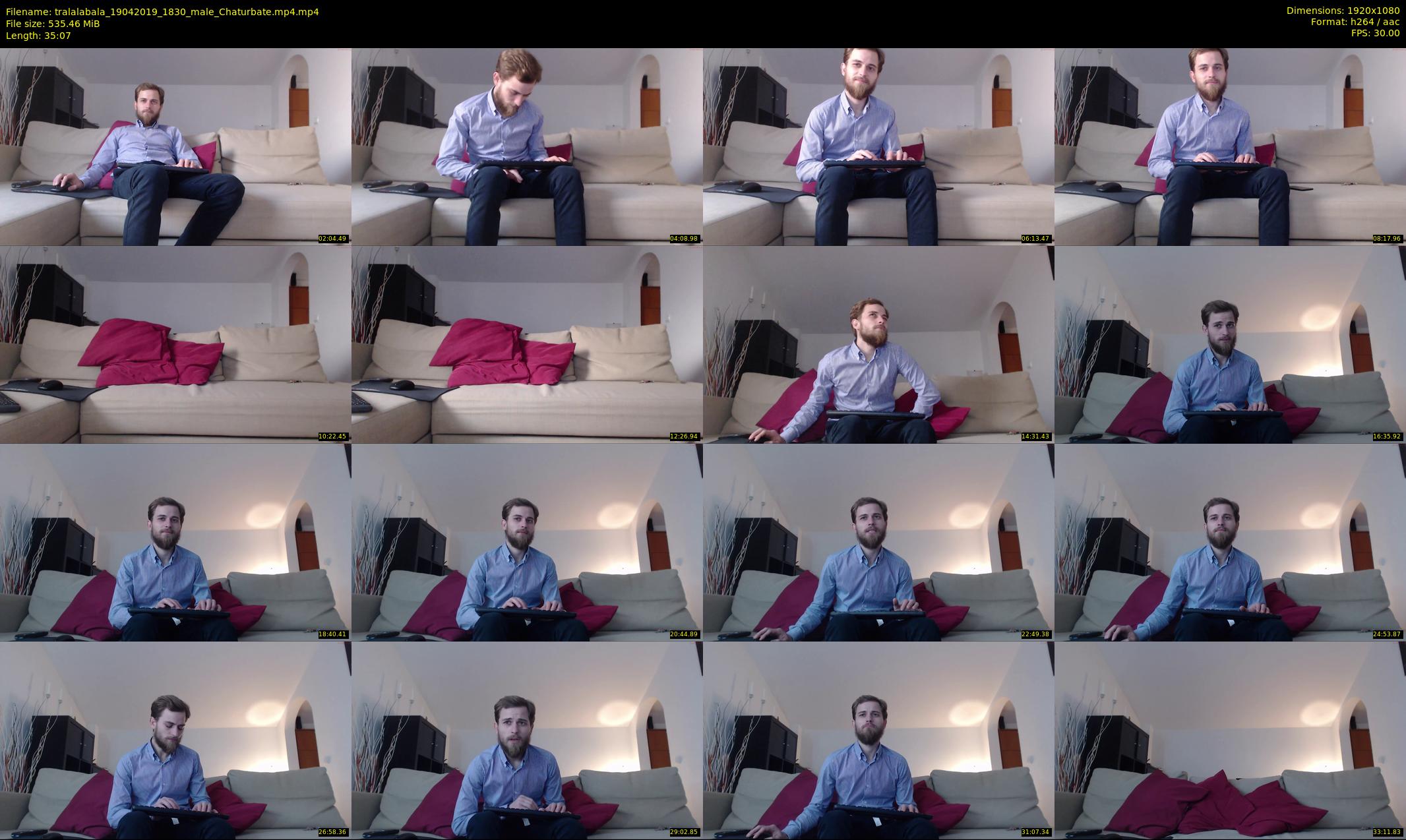 tralalabala — 36 minute Chaturbate male cam show recording, 1080p, Apr 19, 2019