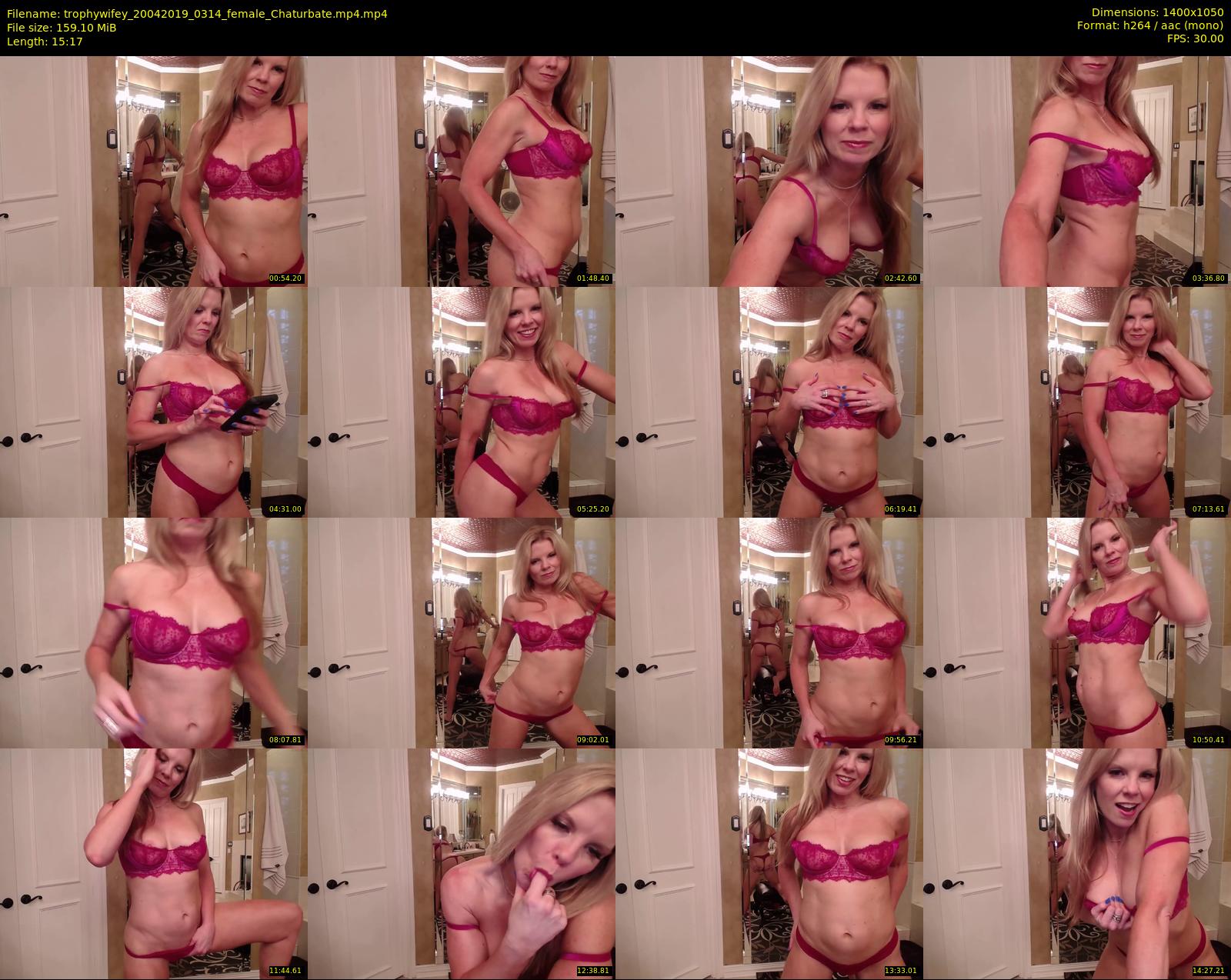 trophywifey — 16 minute Chaturbate female cam show recording, 720p, Apr 20, 2019