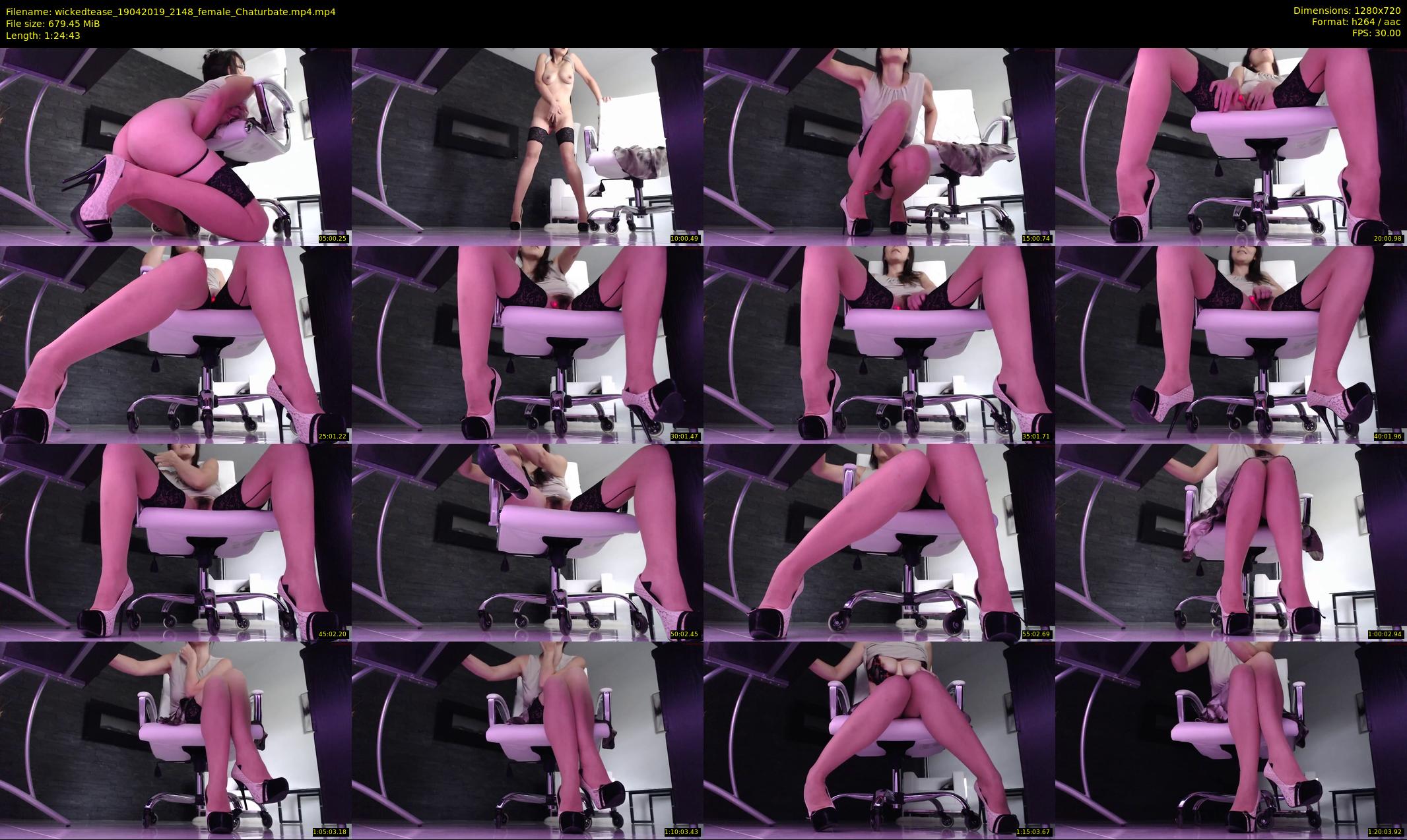 wickedtease — 85 minute Chaturbate female cam show recording, 720p, Apr 19, 2019