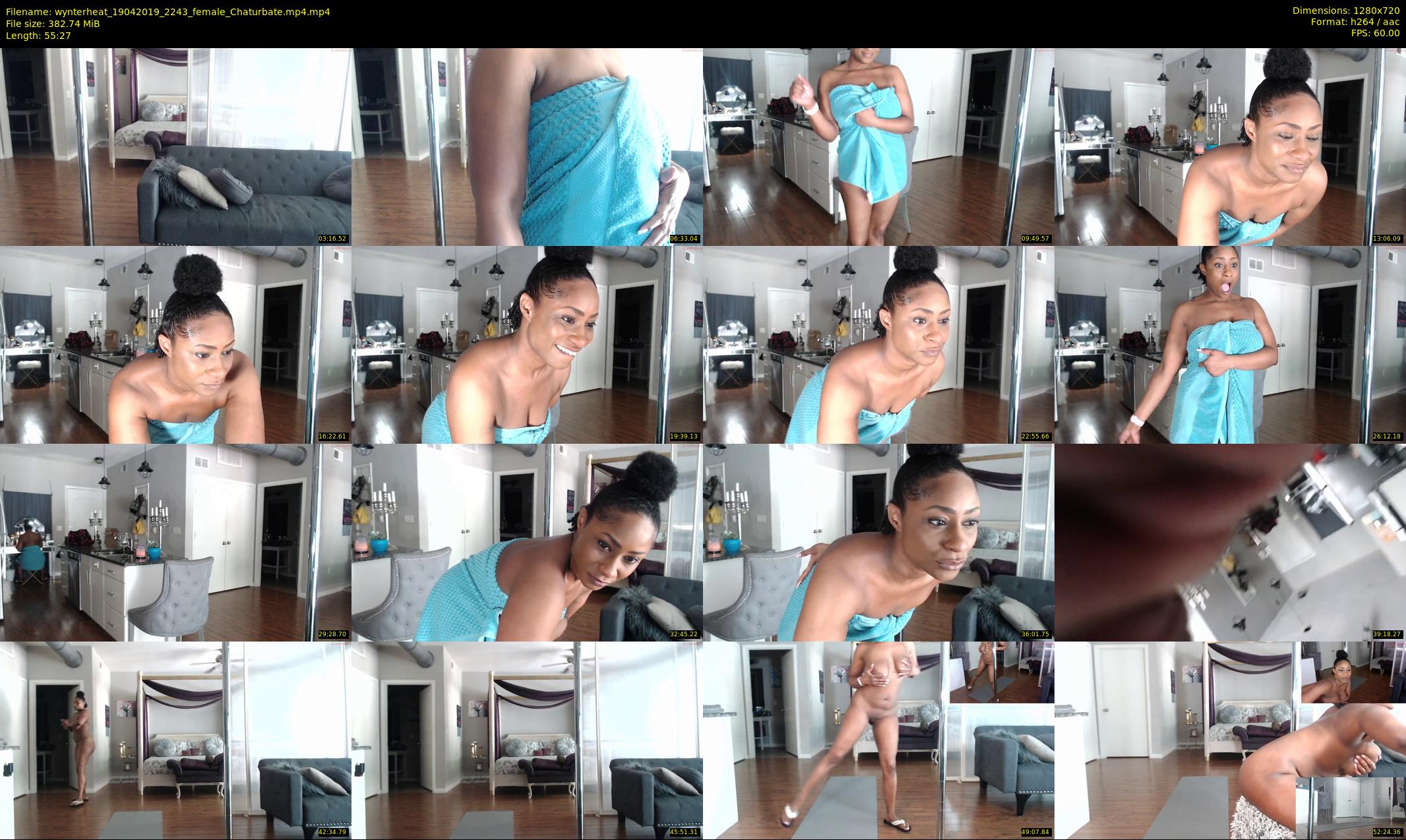 wynterheat — 56 minute Chaturbate female cam show recording, 720p, Apr 19, 2019