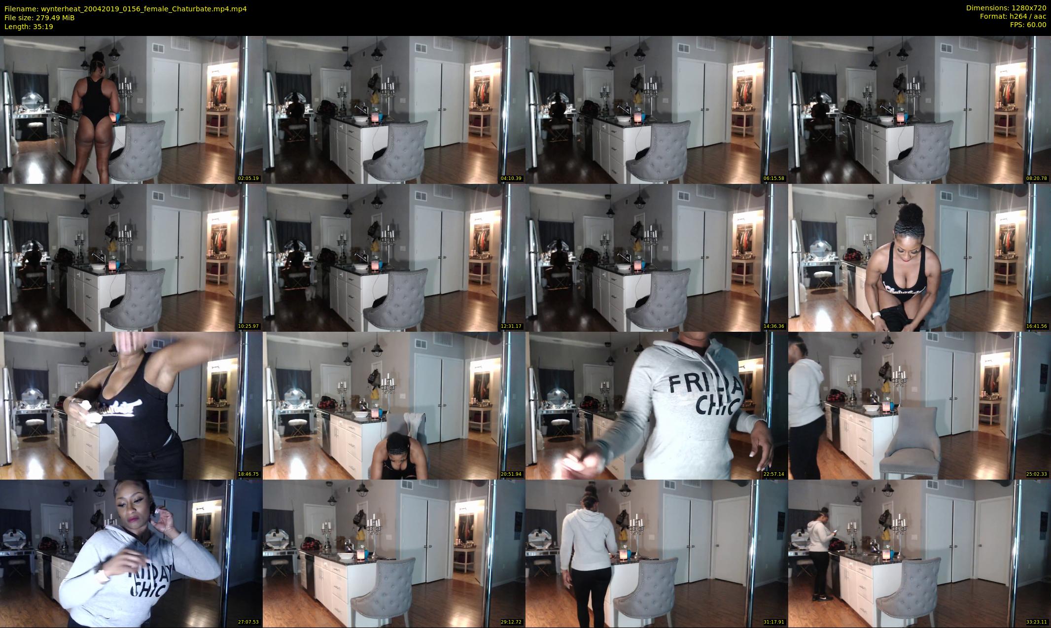 wynterheat — 36 minute Chaturbate female cam show recording, 720p, Apr 20, 2019