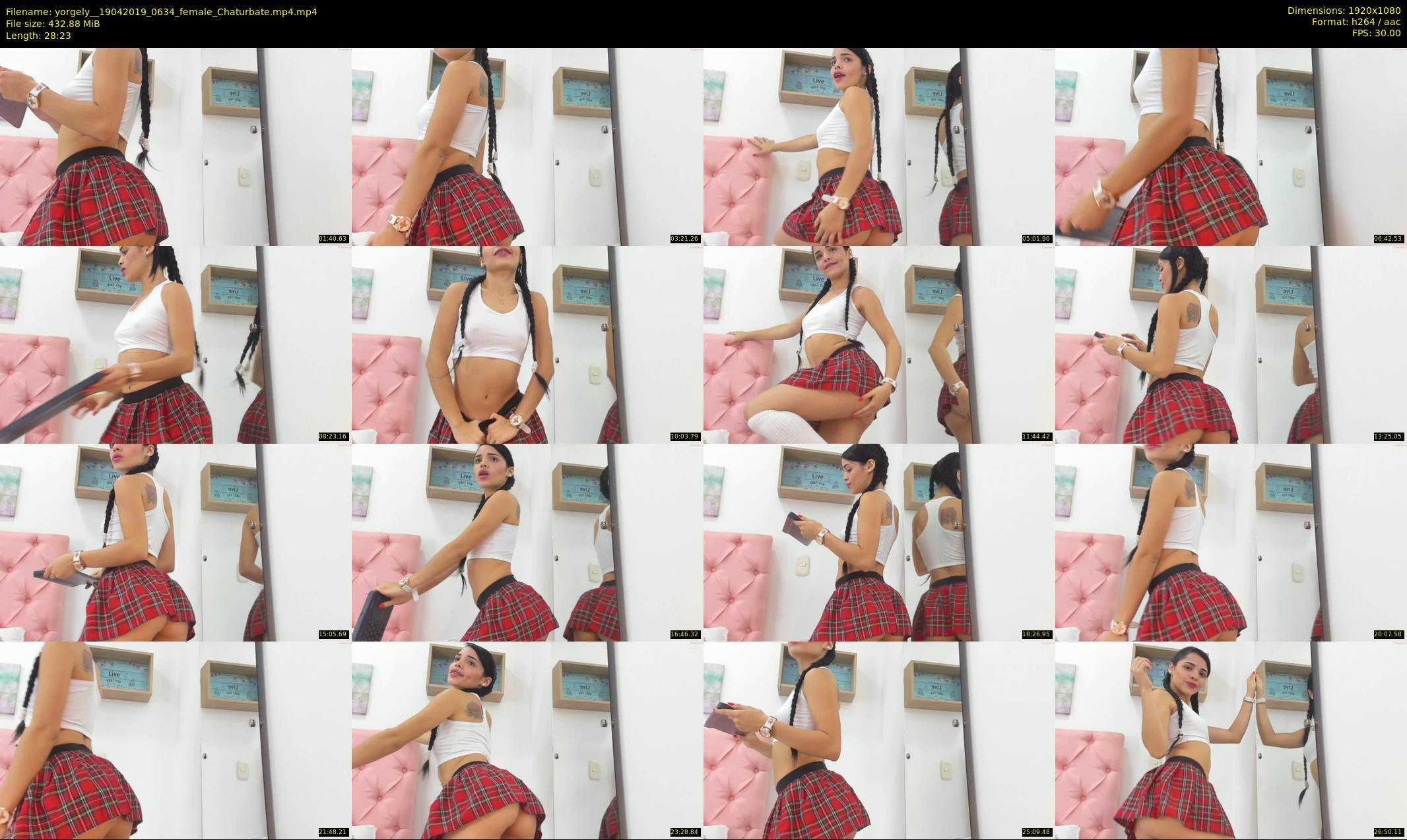 yorgely_ — 29 minute Chaturbate female cam show recording, 1080p, Apr 19, 2019
