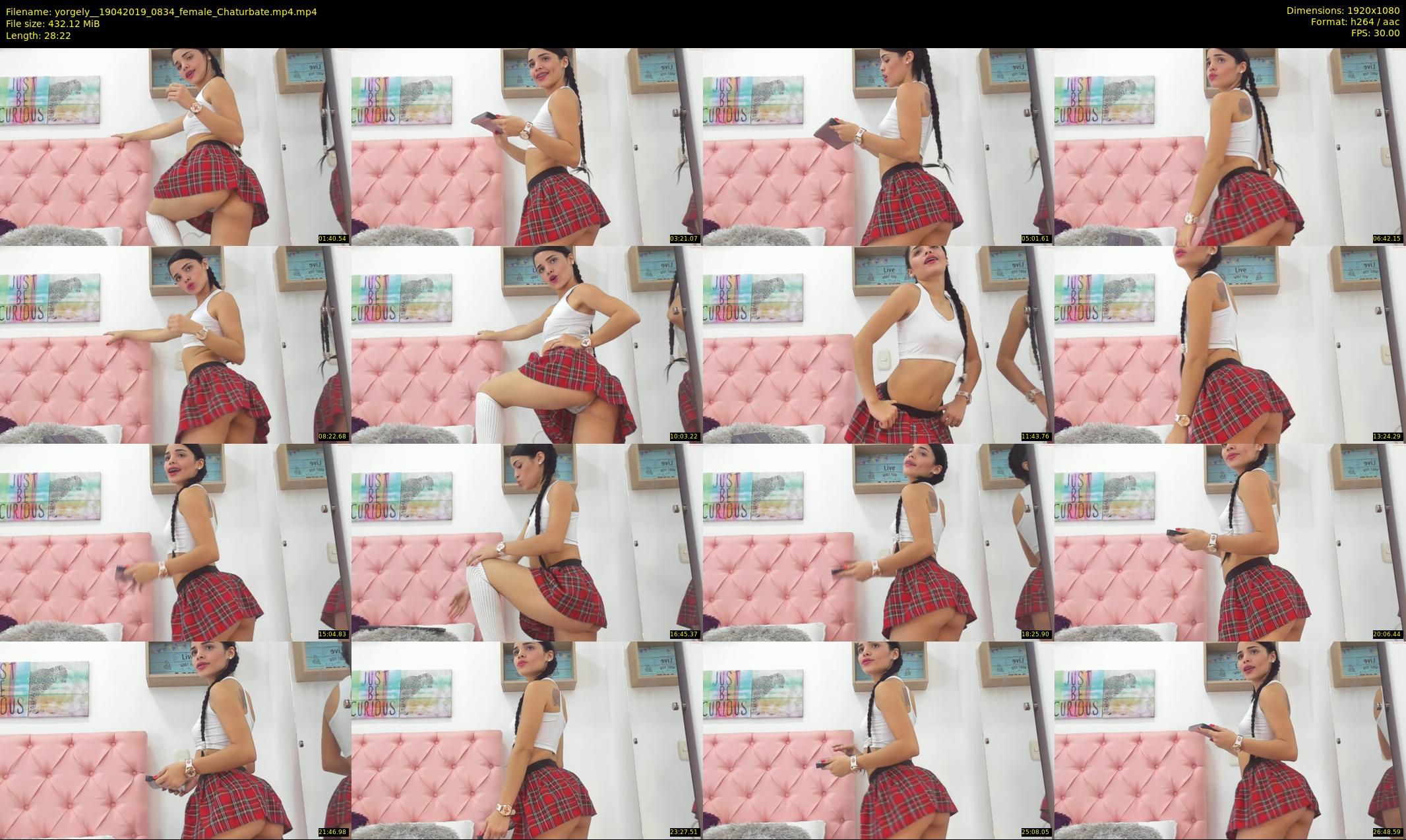 yorgely_ — 29 minute Chaturbate female cam show recording, 1080p, Apr 19, 2019