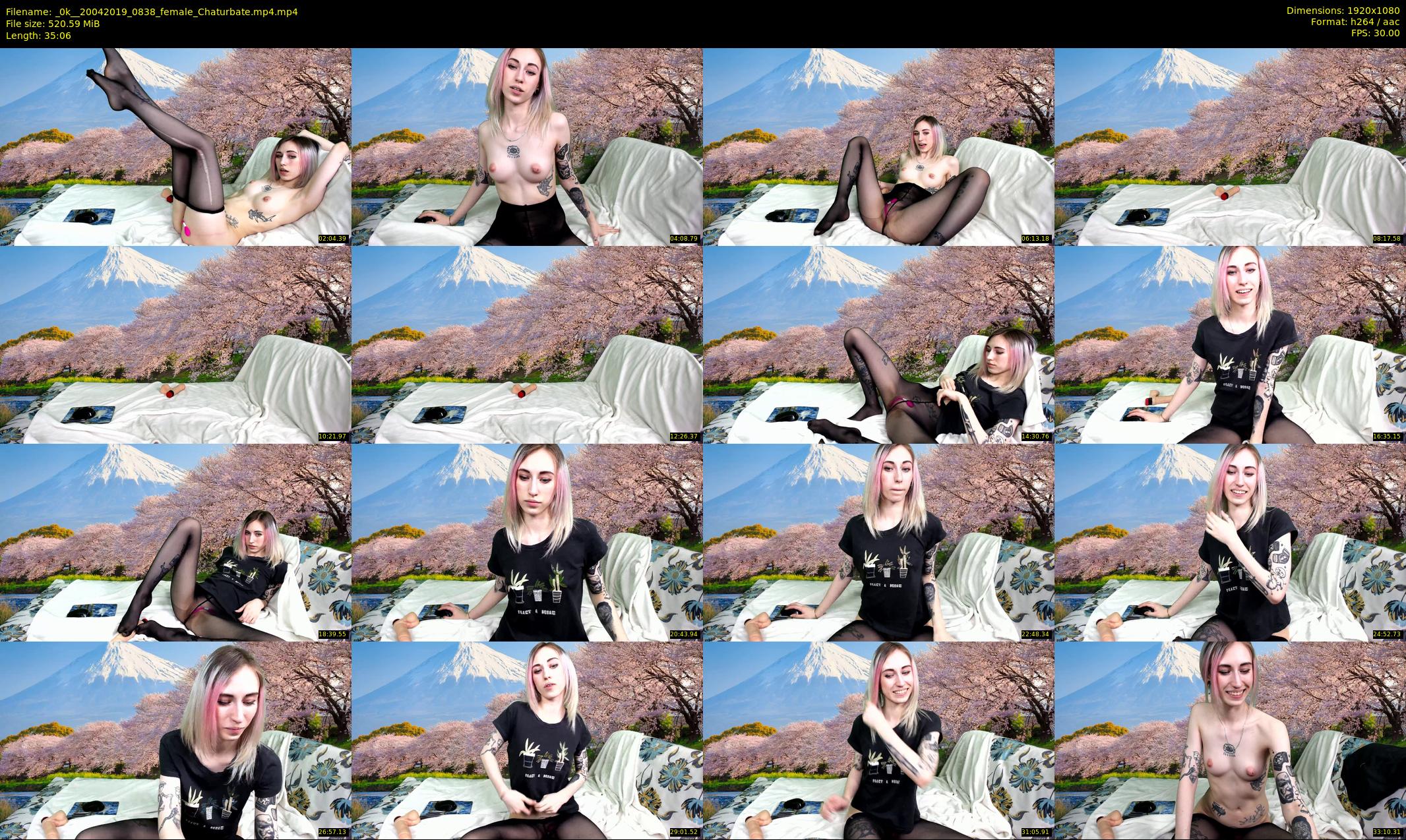 _0k_ — 36 minute Chaturbate female cam show recording, 1080p, Apr 20, 2019