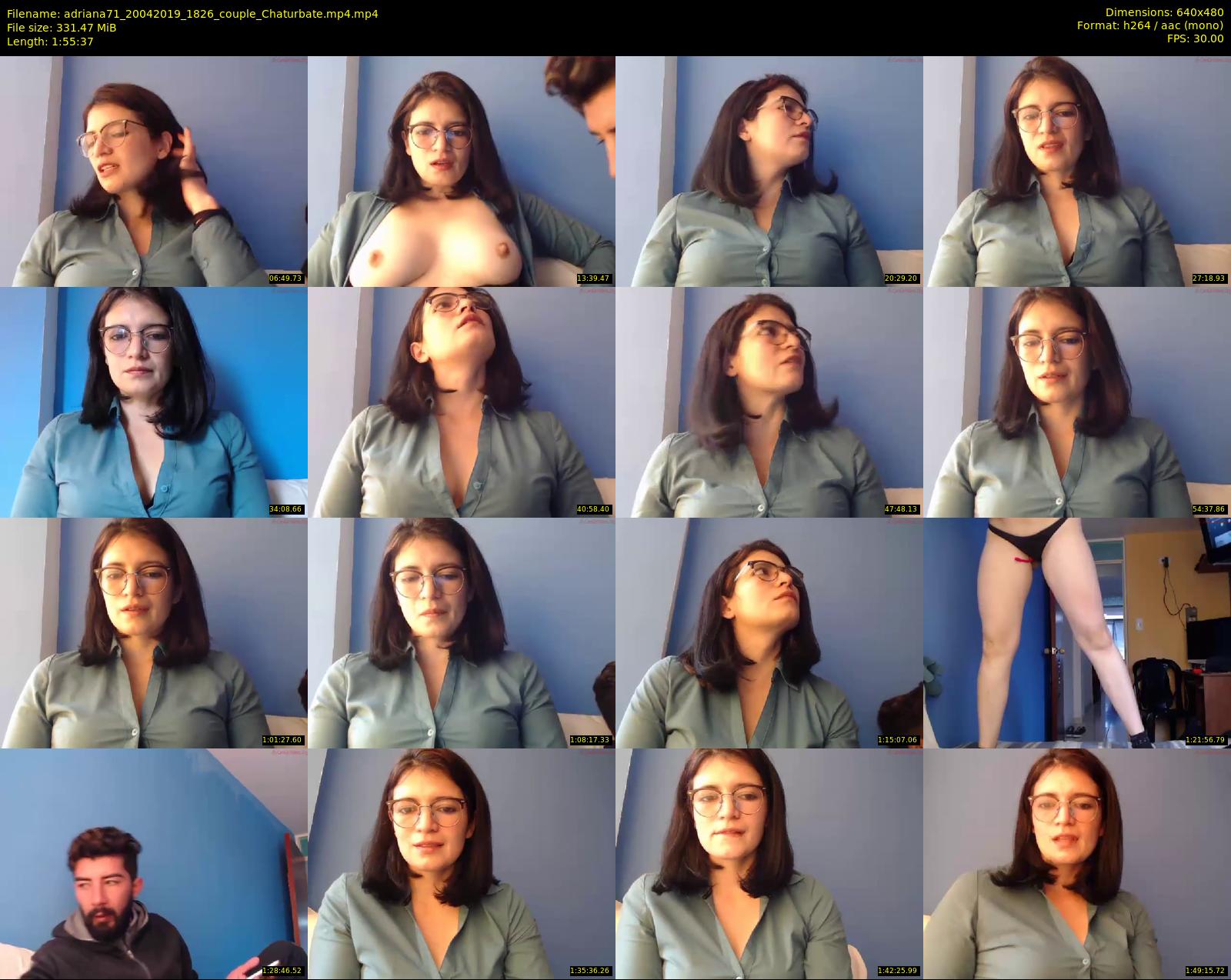 adriana71 — 116 minute Chaturbate couple cam show recording, 480p, Apr 20, 2019