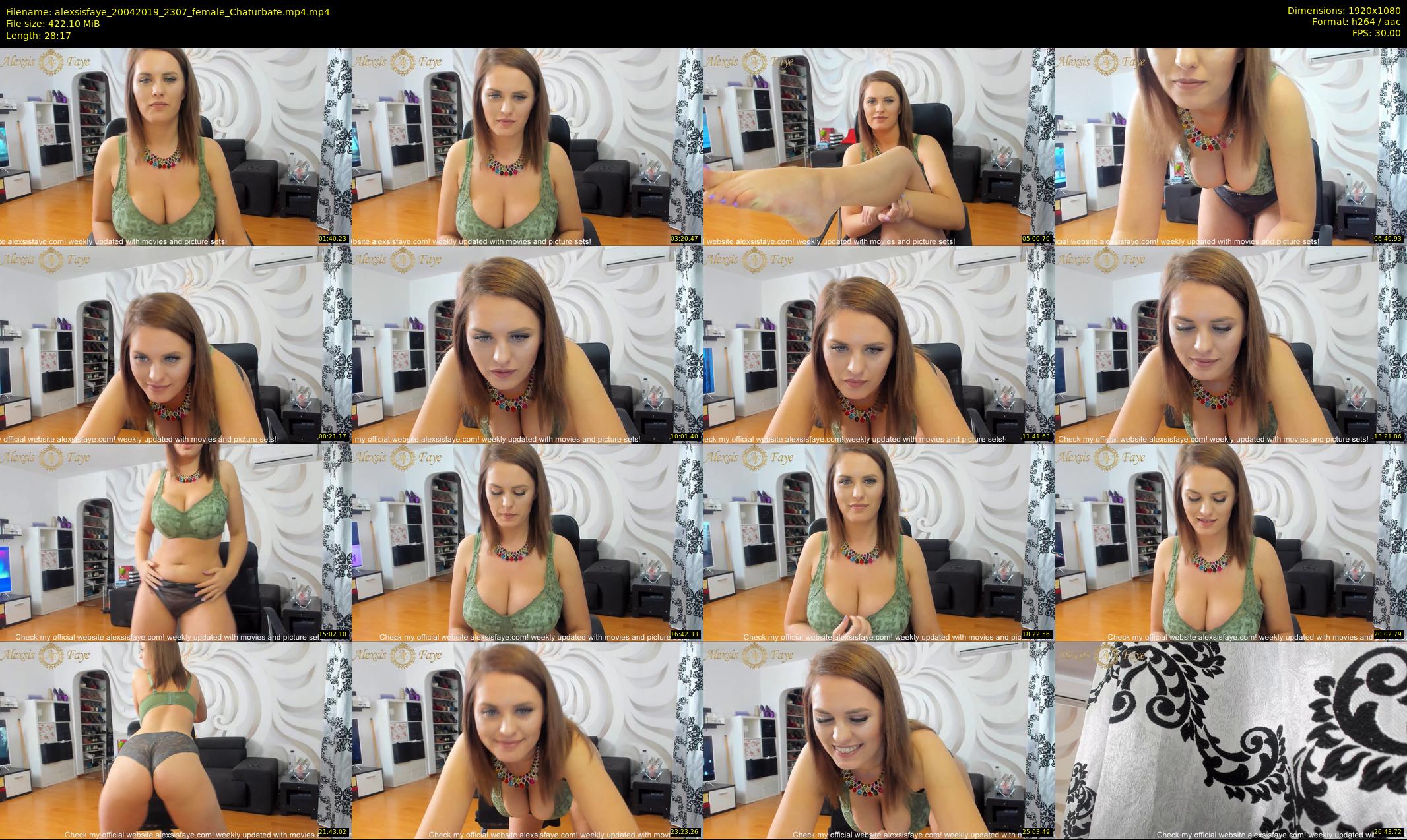 alexsisfaye — 29 minute Chaturbate female cam show recording, 1080p, Apr 20, 2019