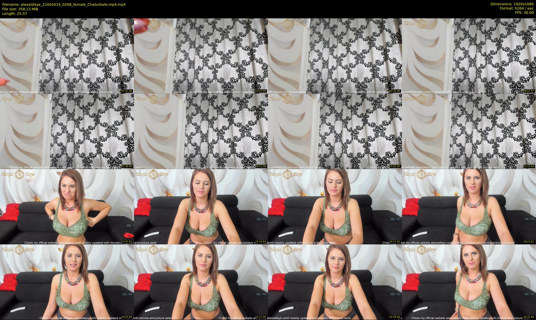 alexsisfaye — 26 minute Chaturbate female cam show recording, 1080p, Apr 21, 2019