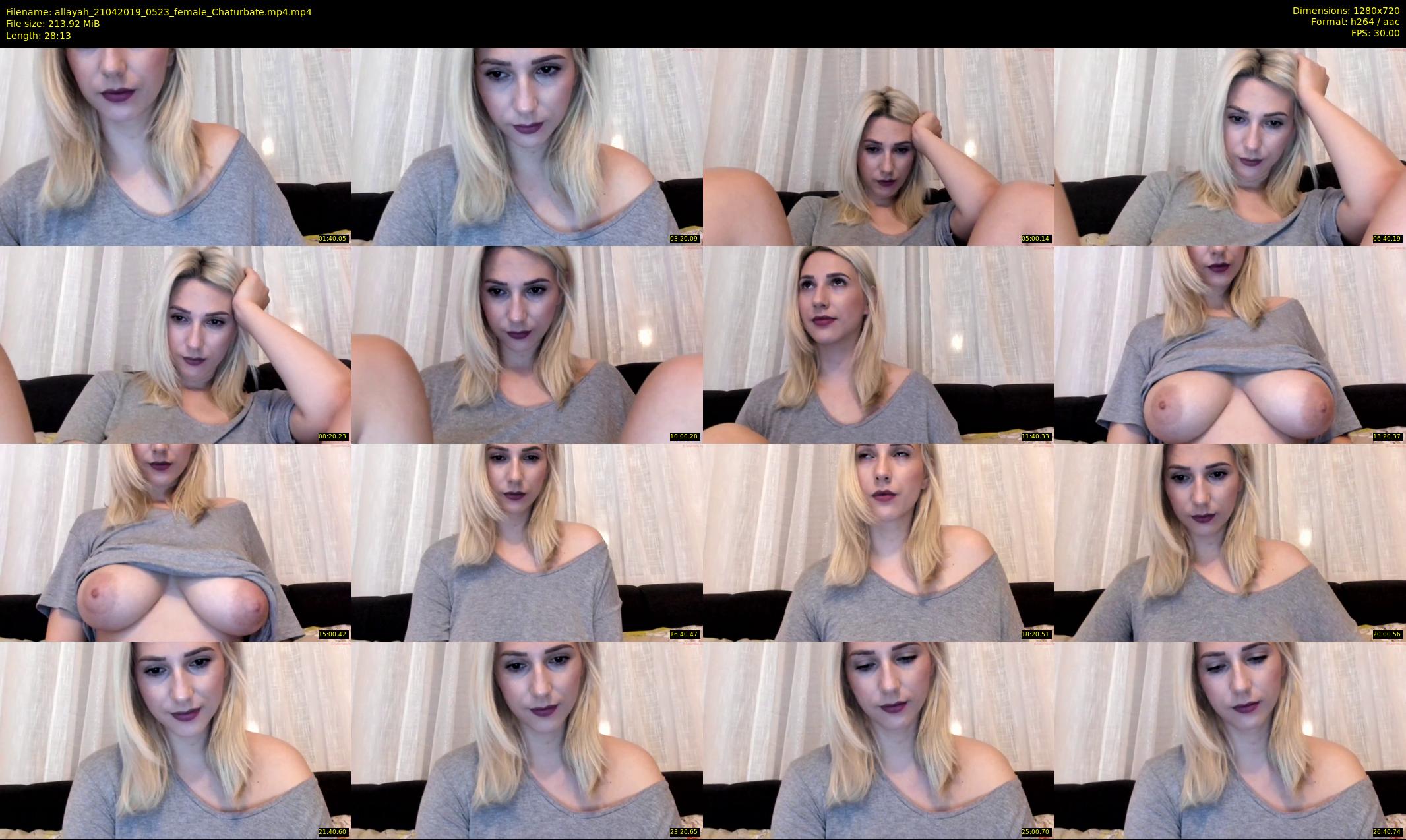 allayah — 29 minute Chaturbate female cam show recording, 720p, Apr 21, 2019