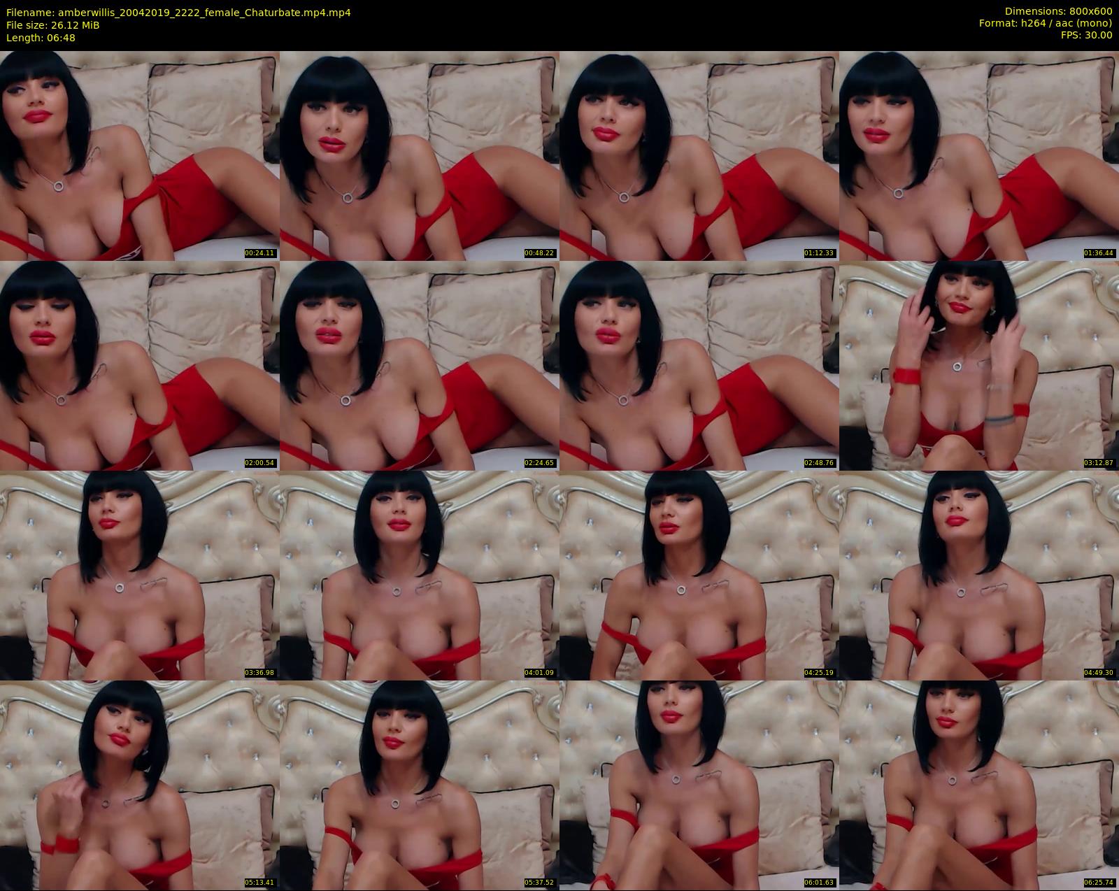 amberwillis — 7 minute Chaturbate female cam show recording, 480p, Apr 20, 2019
