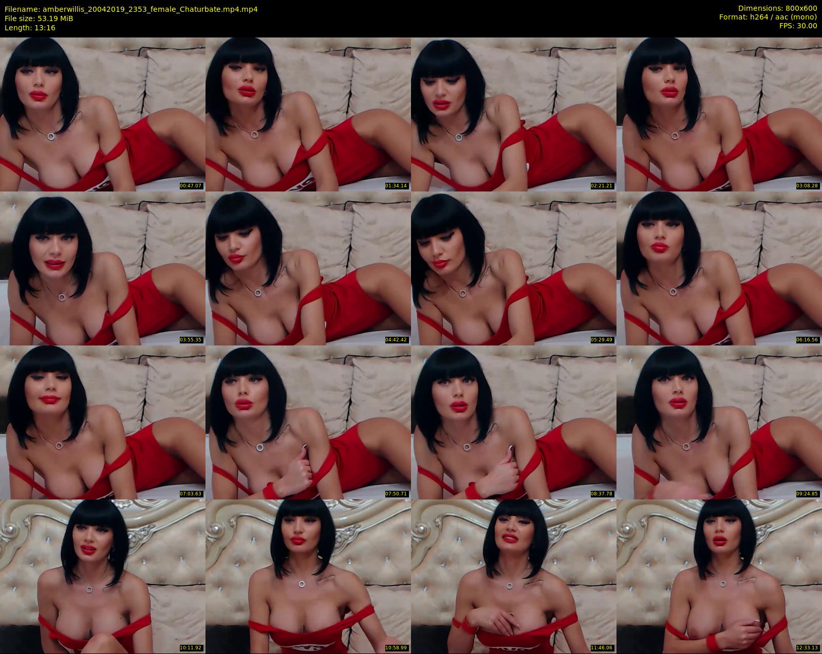 amberwillis — 14 minute Chaturbate female cam show recording, 480p, Apr 20, 2019