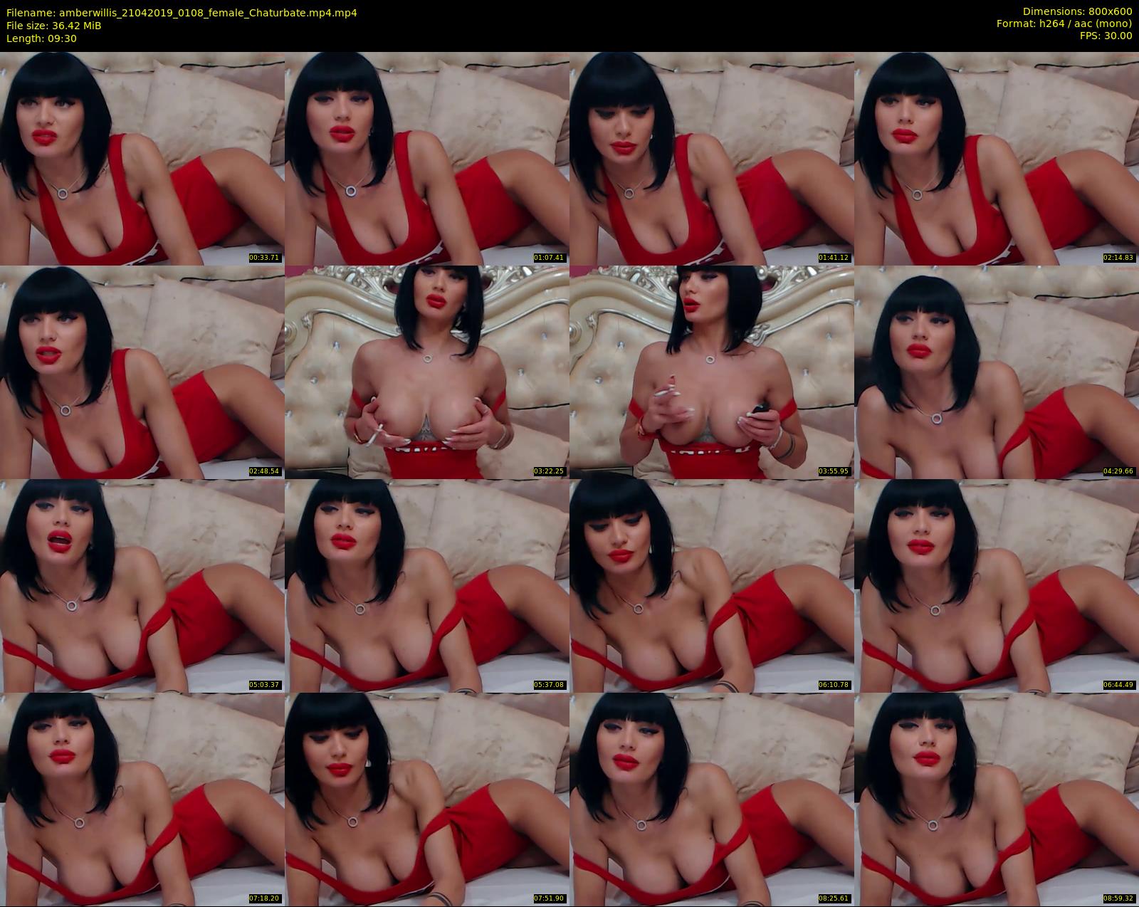 amberwillis — 10 minute Chaturbate female cam show recording, 480p, Apr 21, 2019