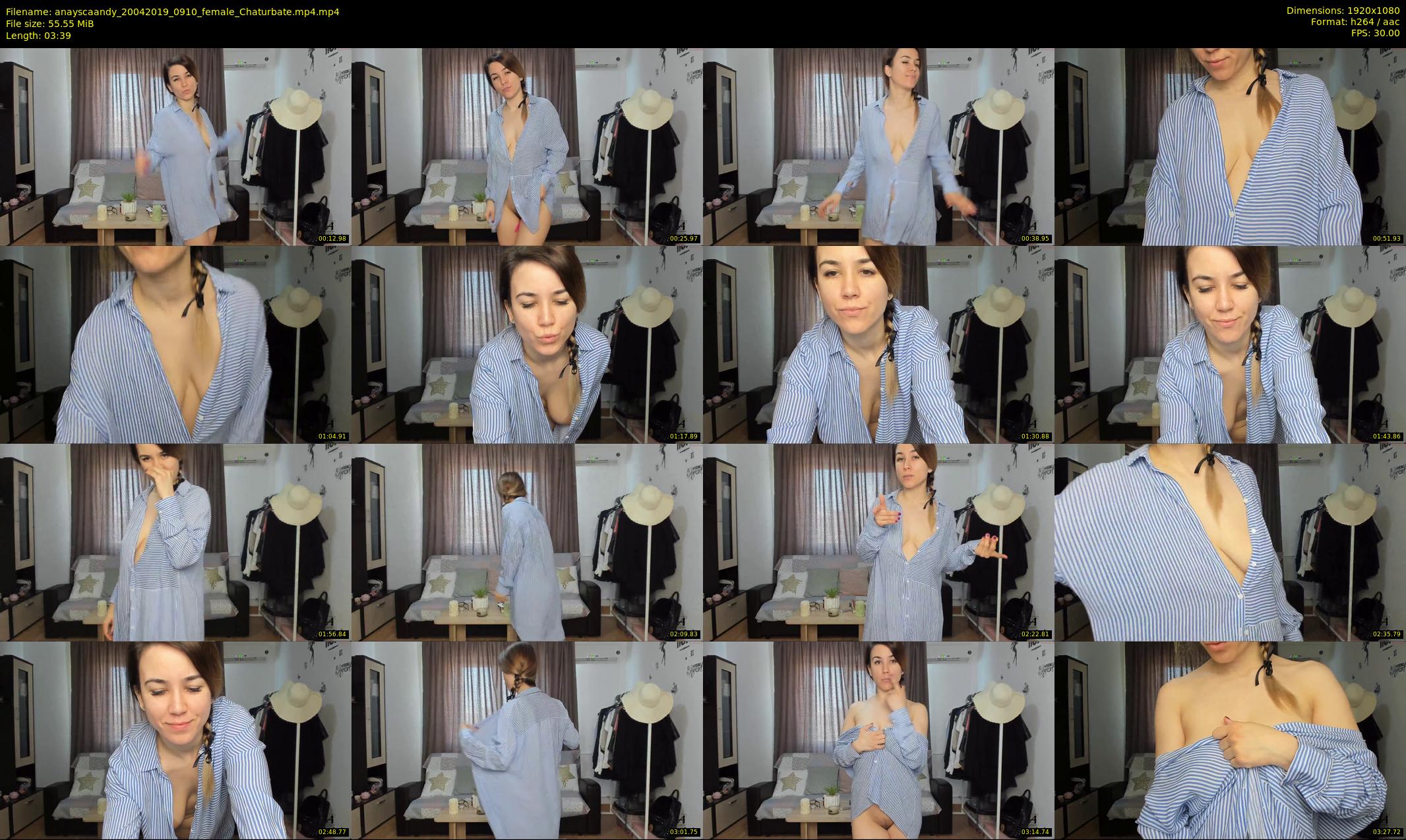 anayscaandy — 4 minute Chaturbate female cam show recording, 1080p, Apr 20, 2019