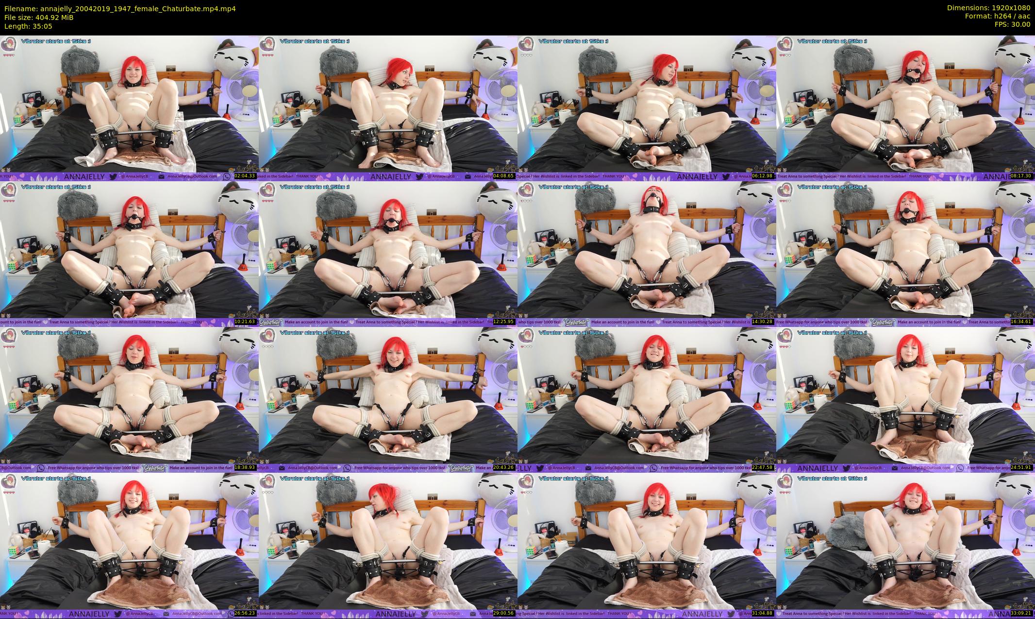 annajelly — 36 minute Chaturbate couple cam show recording, 1080p, Apr 20, 2019