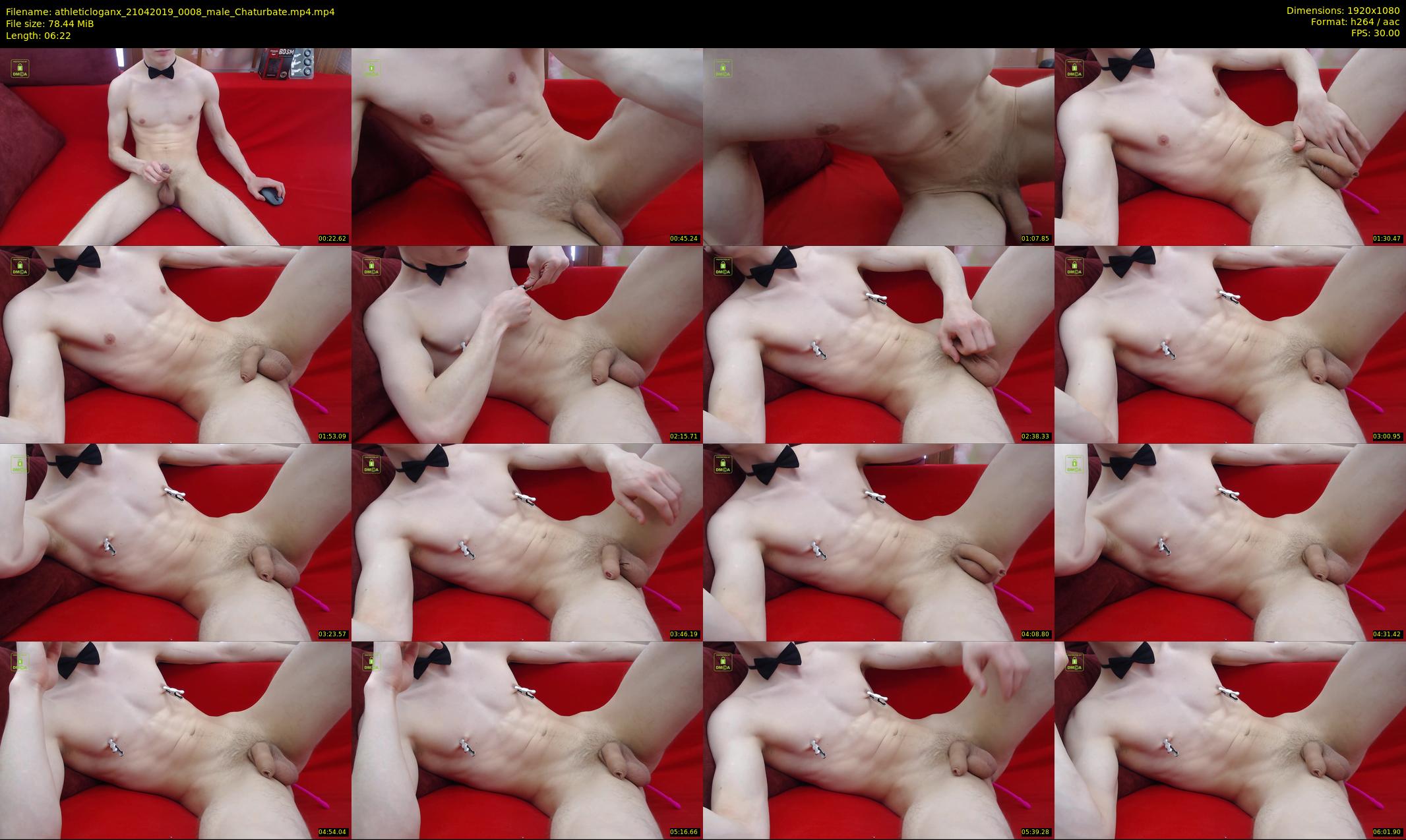 athleticloganx — 7 minute Chaturbate male cam show recording, 1080p, Apr 21, 2019