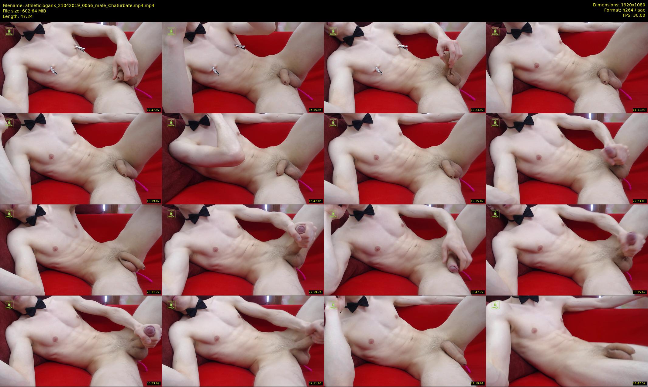 athleticloganx — 48 minute Chaturbate male cam show recording, 1080p, Apr 21, 2019