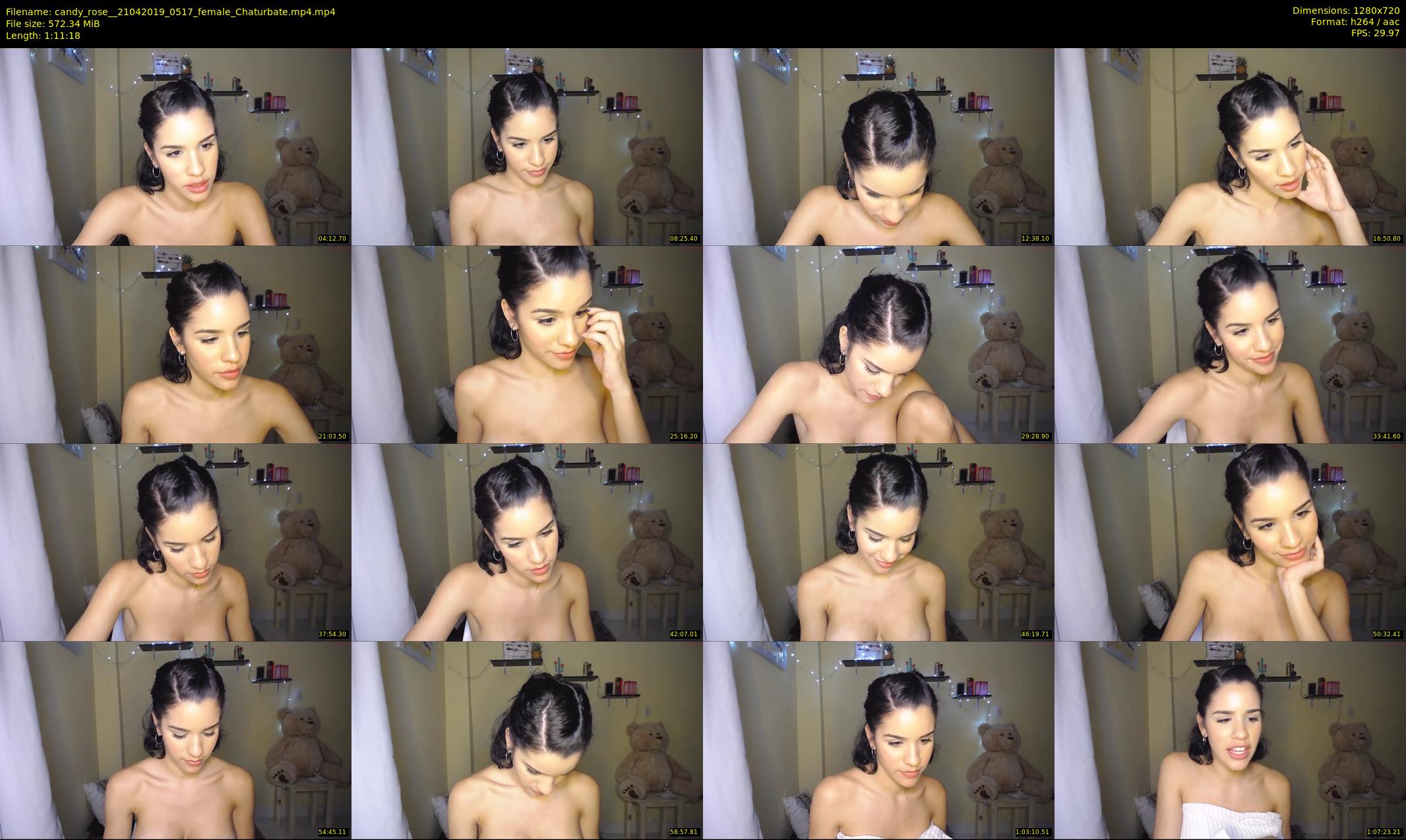 candy_rose_ — 72 minute Chaturbate female cam show recording, 720p, Apr 21, 2019