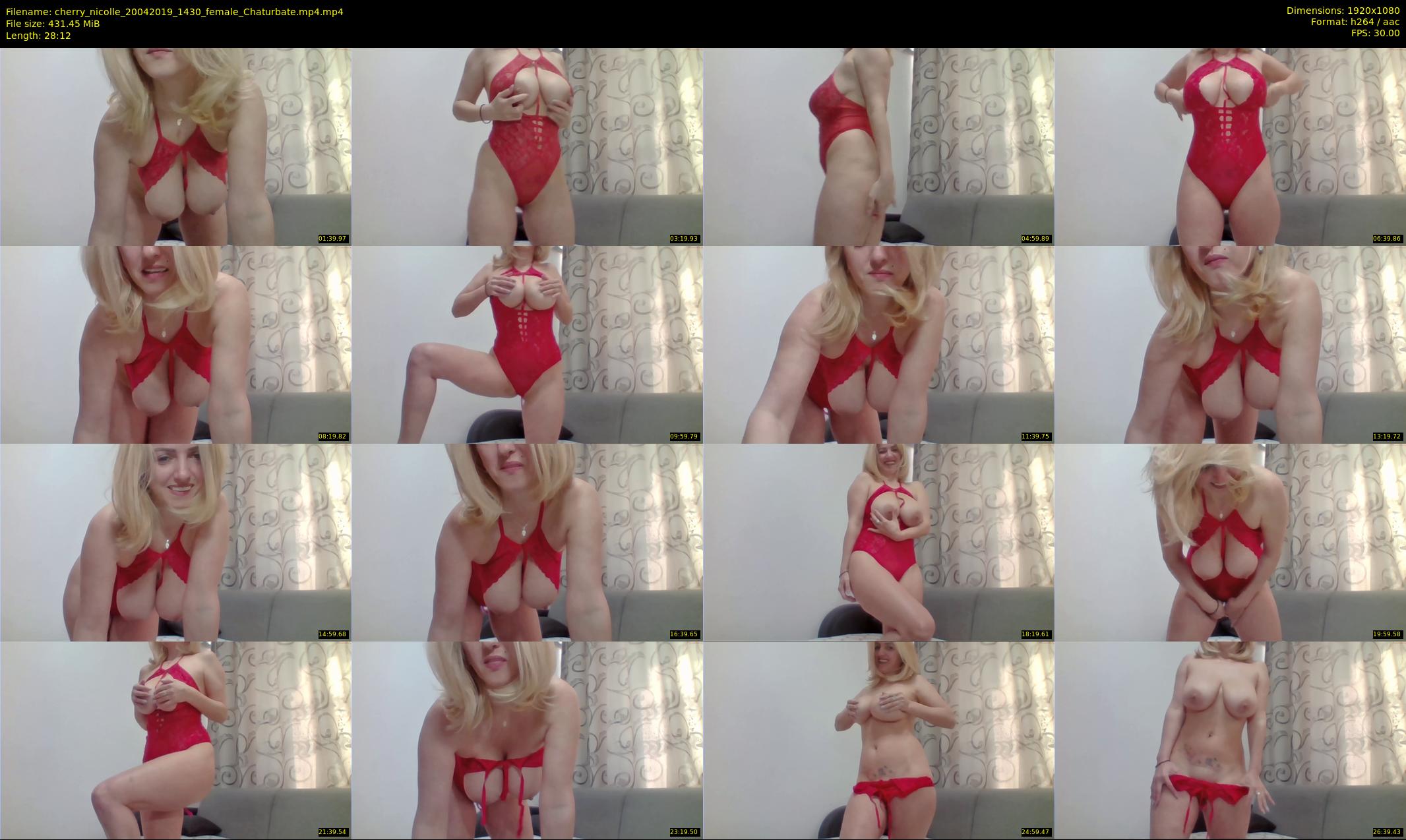 cherry_nicolle — 29 minute Chaturbate female cam show recording, 1080p, Apr 20, 2019
