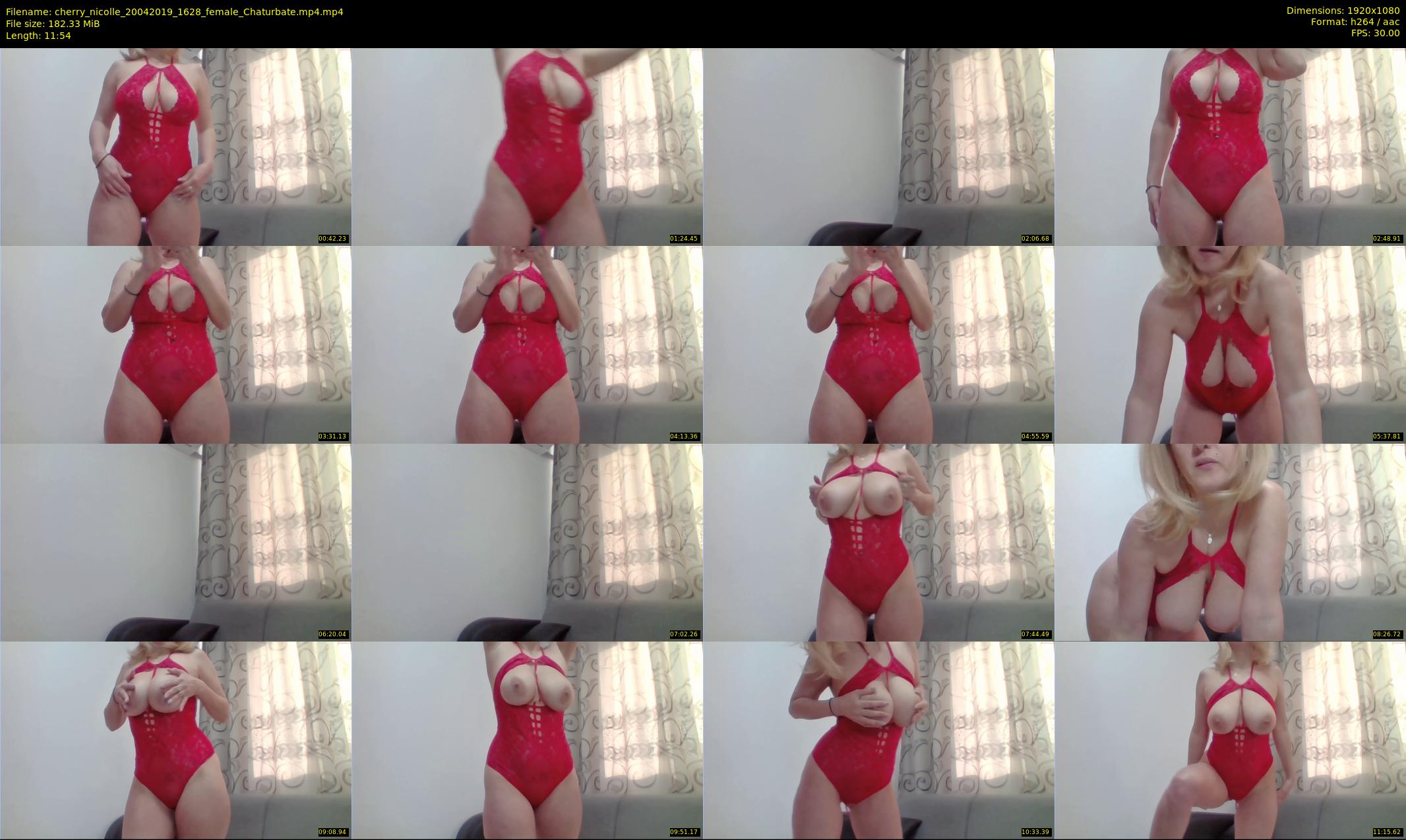 cherry_nicolle — 12 minute Chaturbate female cam show recording, 1080p, Apr 20, 2019