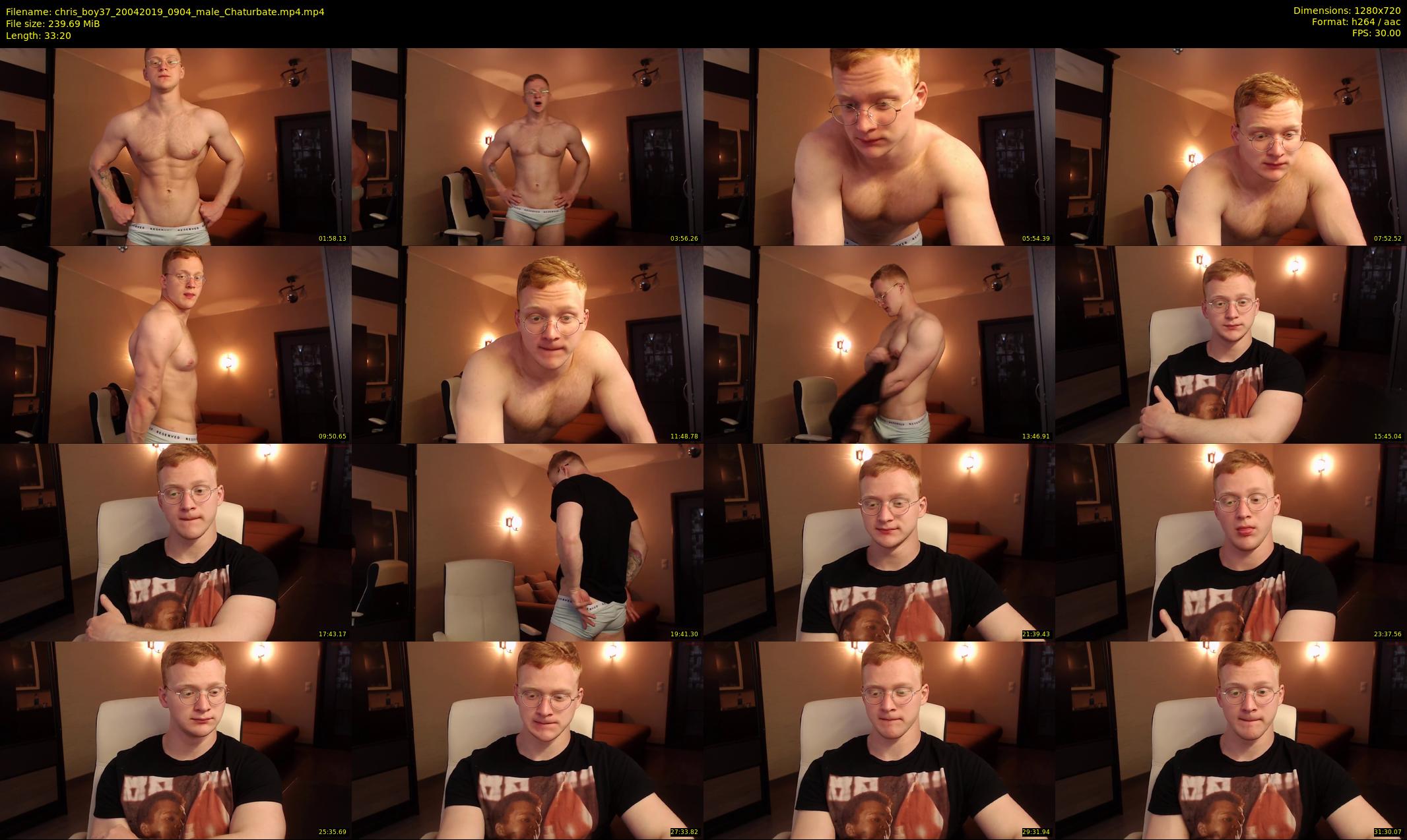 chris_boy37 — 34 minute Chaturbate male cam show recording, 720p, Apr 20, 2019