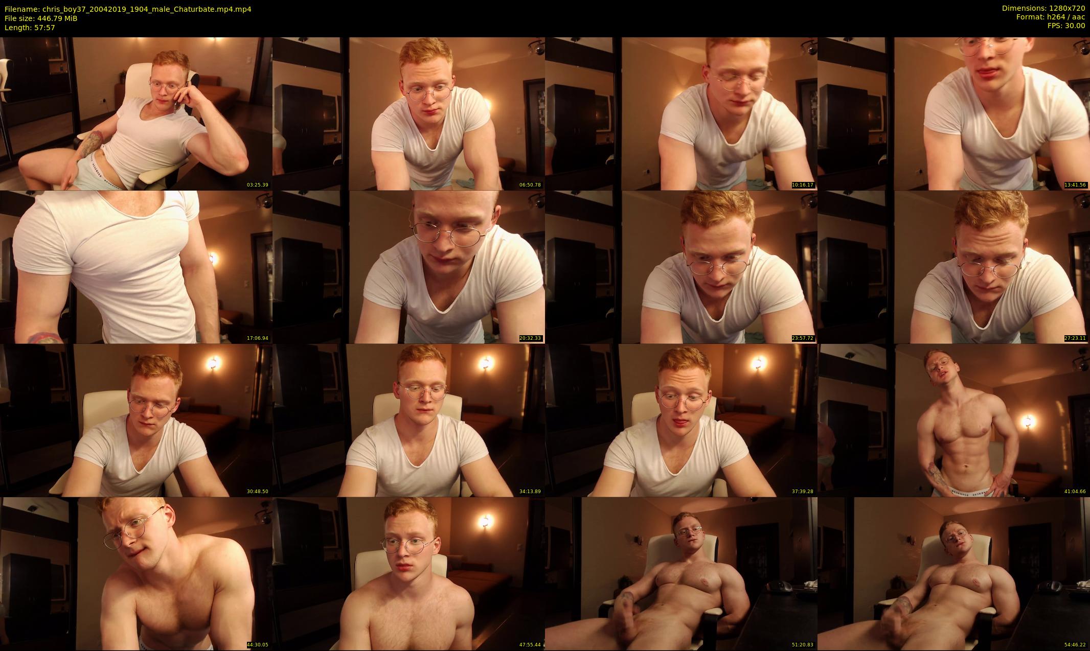chris_boy37 — 58 minute Chaturbate male cam show recording, 720p, Apr 20, 2019