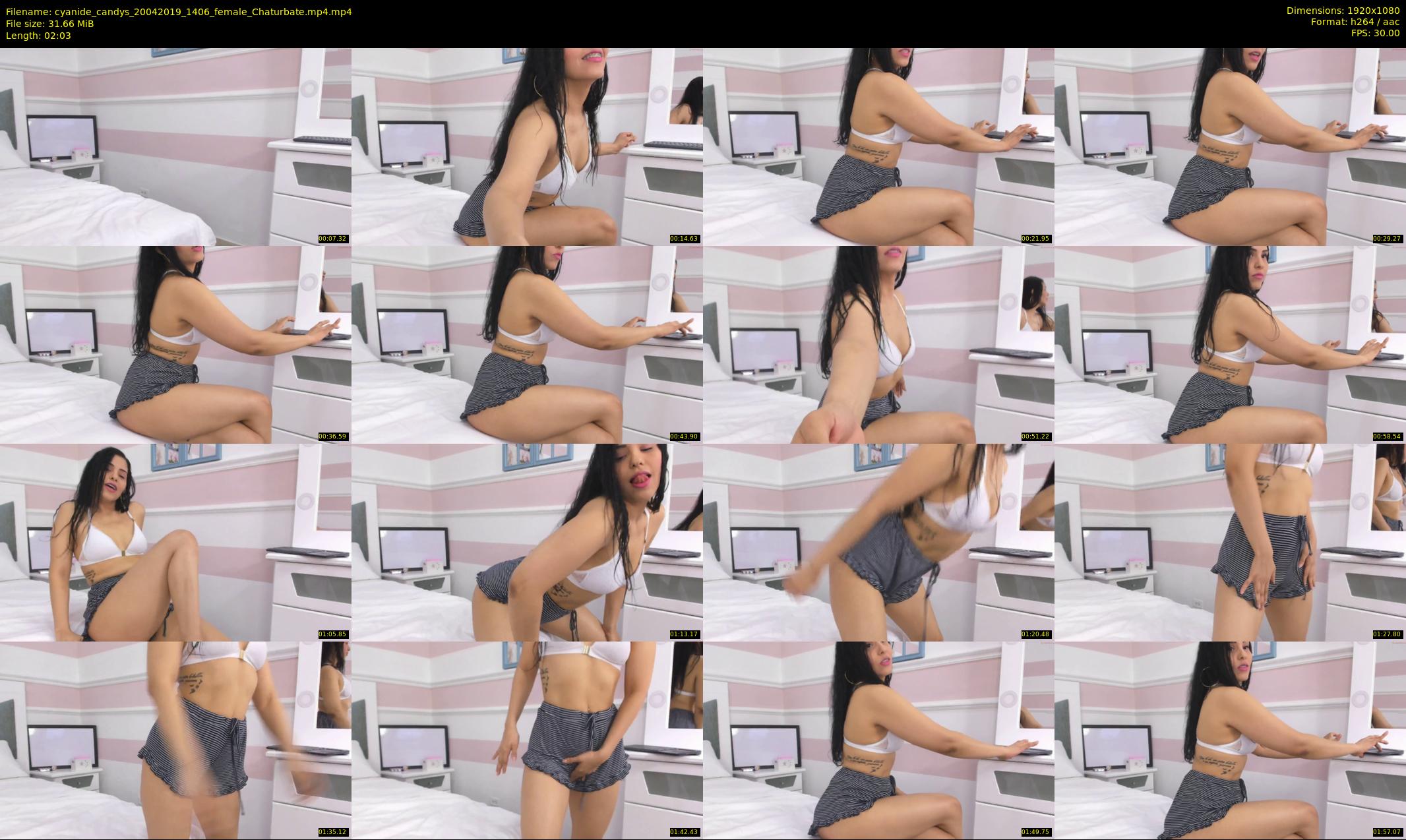 cyanide_candys — 3 minute Chaturbate female cam show recording, 1080p, Apr 20, 2019