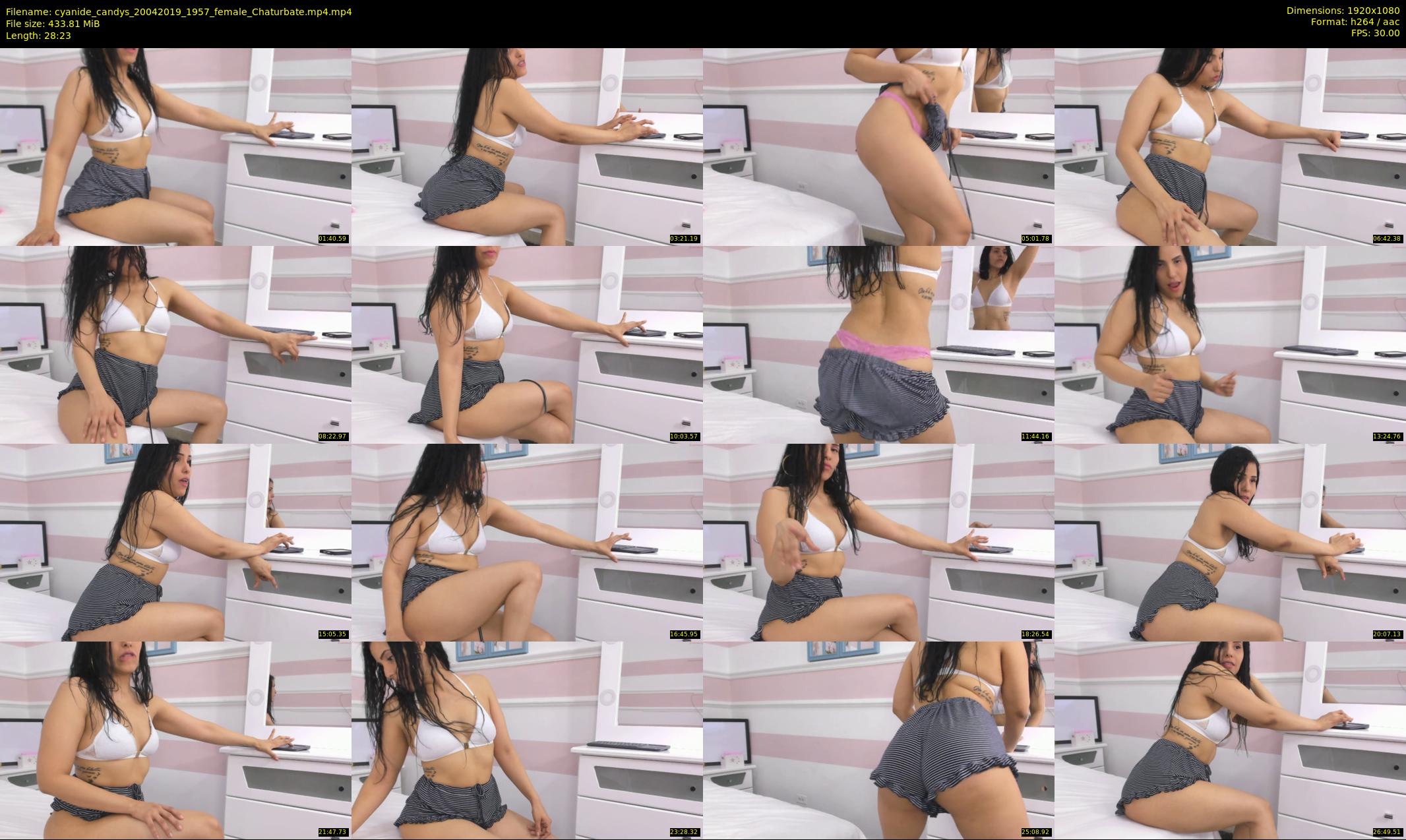 cyanide_candys — 29 minute Chaturbate female cam show recording, 1080p, Apr 20, 2019