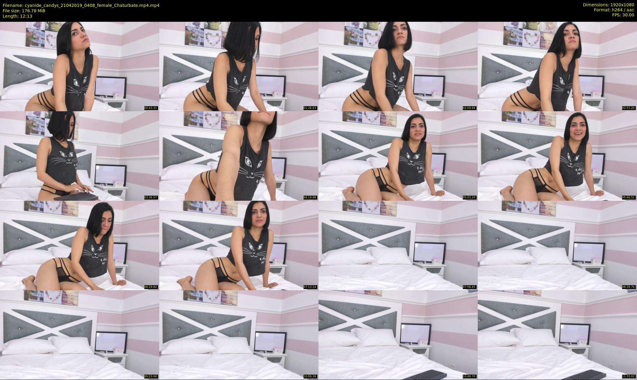 cyanide_candys — 13 minute Chaturbate female cam show recording, 1080p, Apr 21, 2019