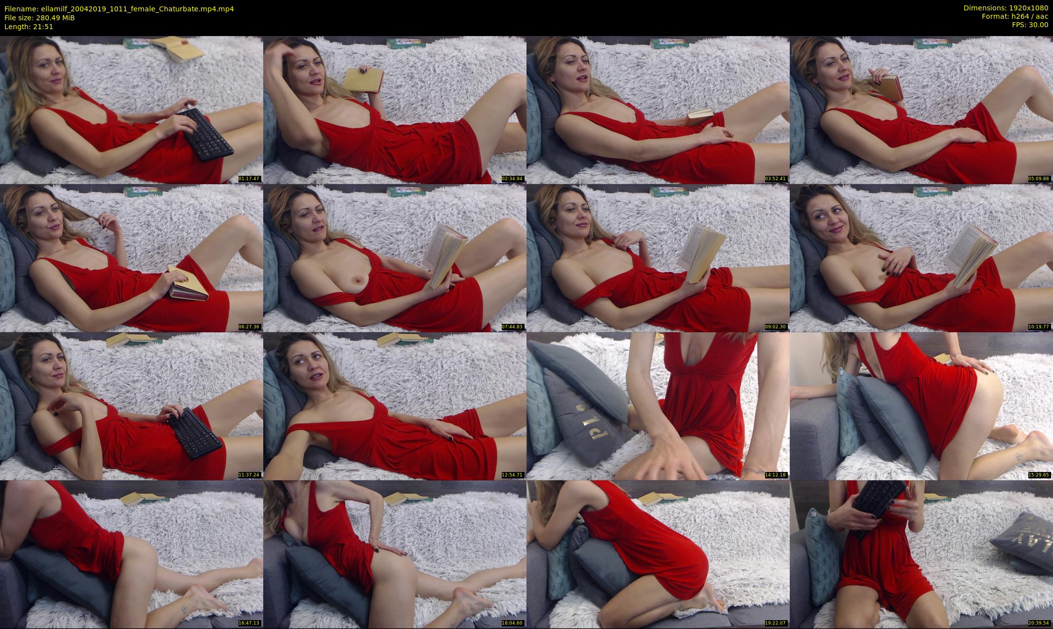 ellamilf — 22 minute Chaturbate female cam show recording, 1080p, Apr 20, 2019