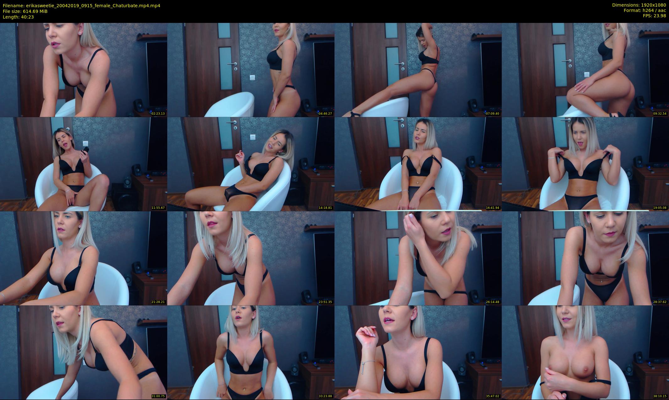 erikasweetie — 41 minute Chaturbate female cam show recording, 1080p, Apr 20, 2019