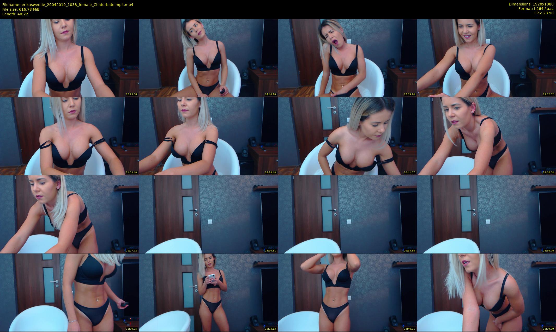 erikasweetie — 41 minute Chaturbate female cam show recording, 1080p, Apr 20, 2019